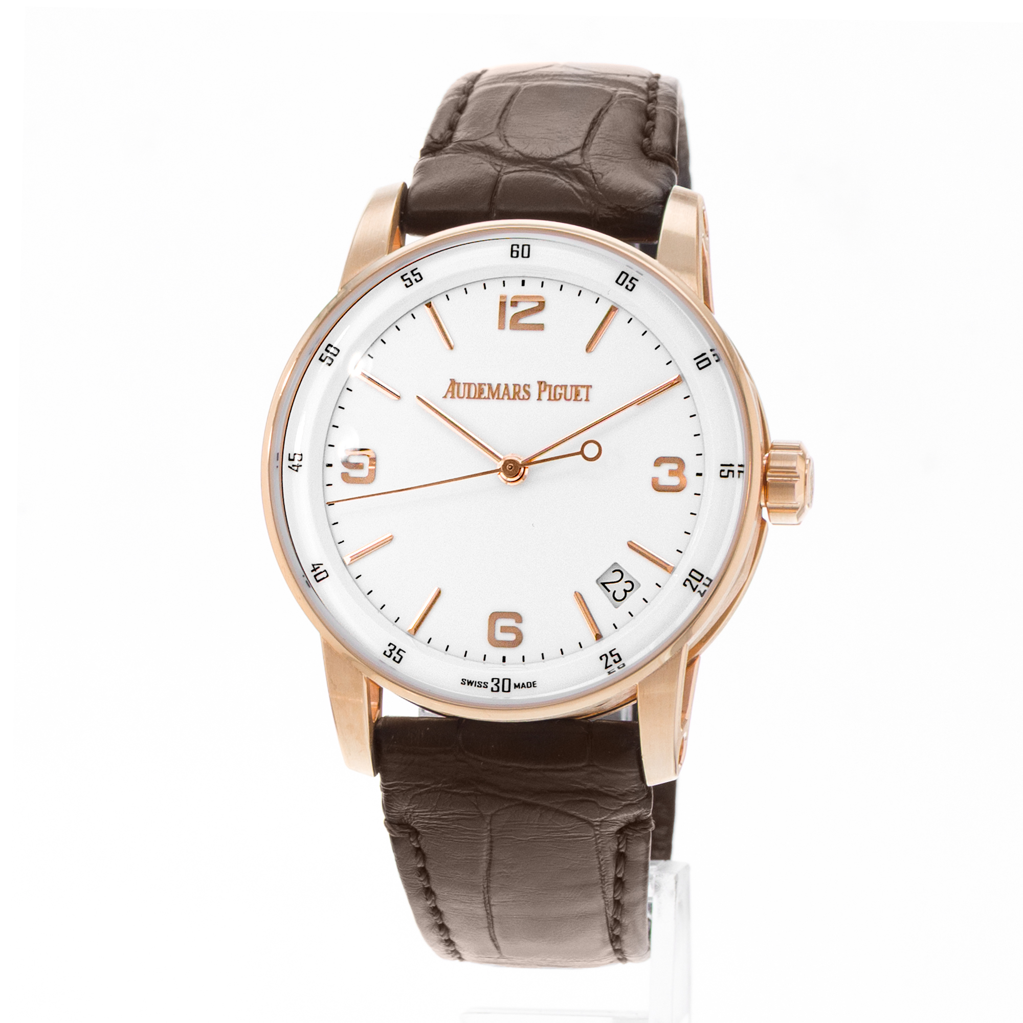 Audemars Piguet Code 11.59 15210OR.OO.A099CR.01 White 18k Rose Gold Mens Watch thumbnail 3