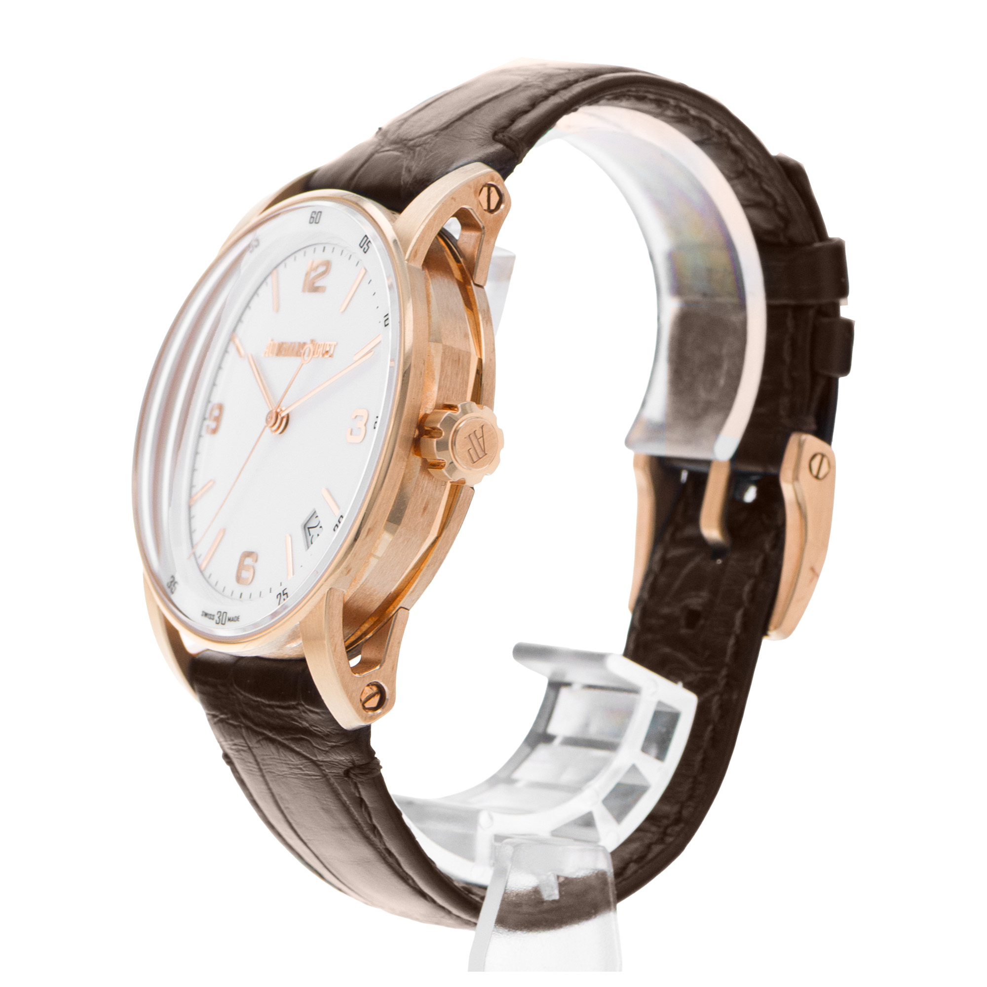 Audemars Piguet Code 11.59 15210OR.OO.A099CR.01 White 18k Rose Gold Mens Watch thumbnail 4