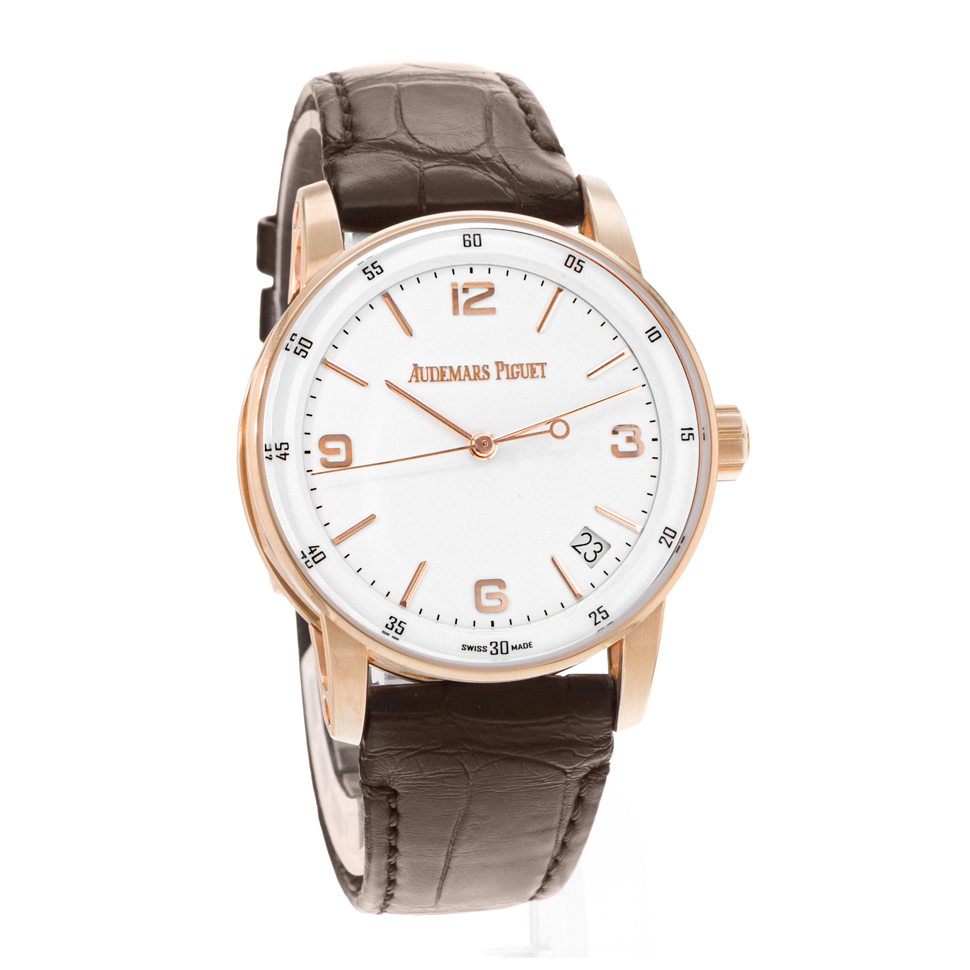 Audemars Piguet Code 11.59 15210OR.OO.A099CR.01 White 18k Rose Gold Mens Watch thumbnail 6