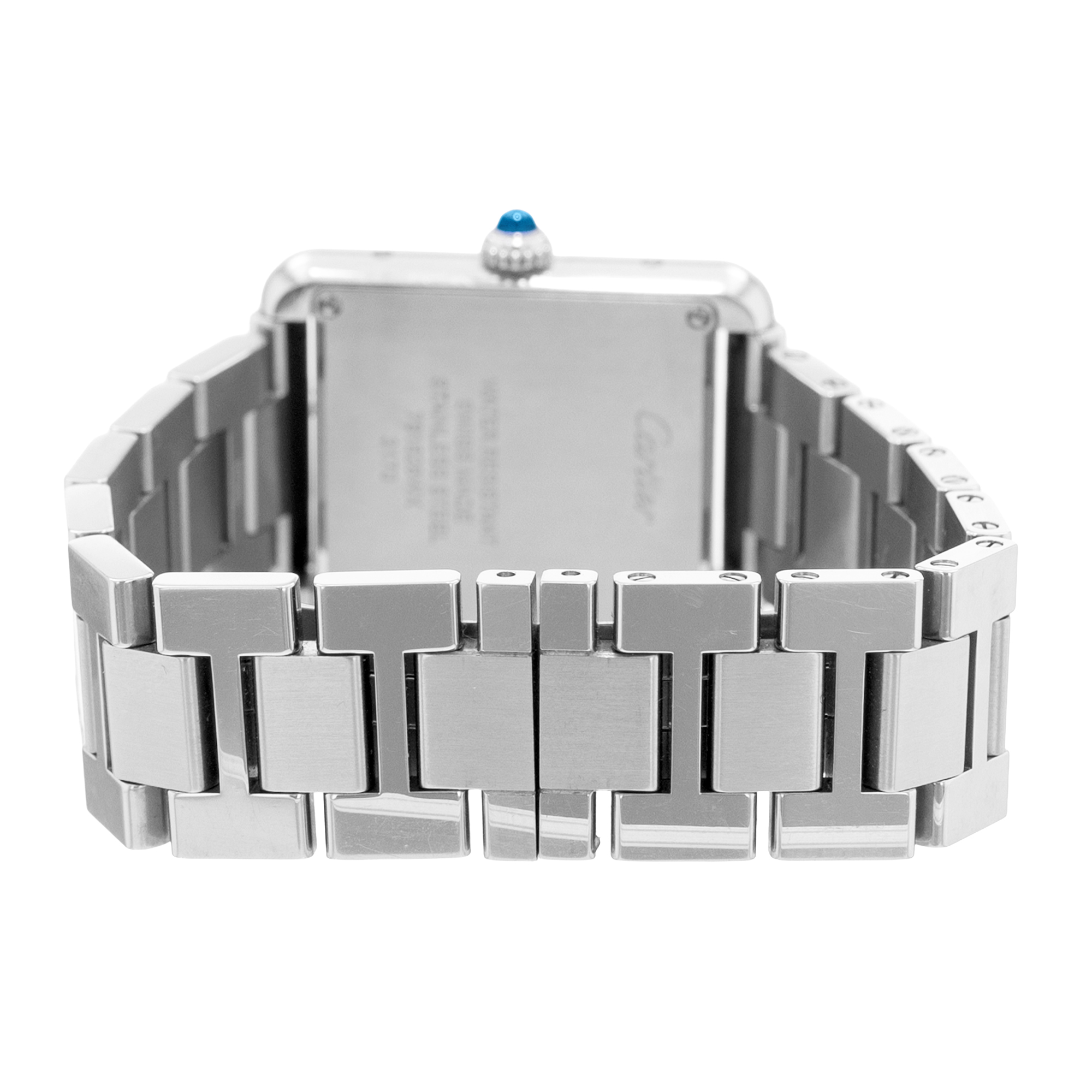 Cartier Tank Solo W5200013 3170 24mm Silver Roman Dial Steel Ladies Watch 2010 thumbnail 7