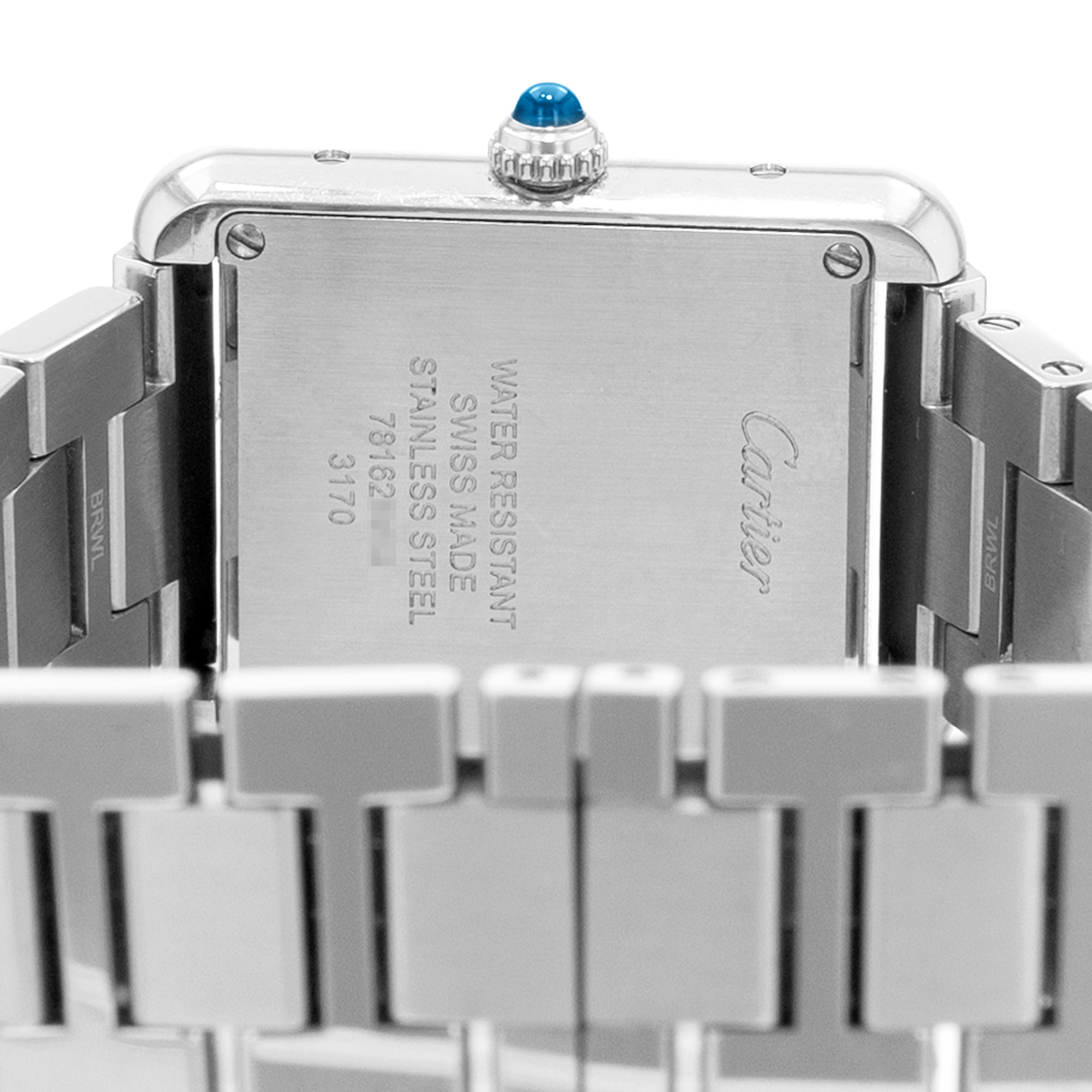 Cartier Tank Solo W5200013 3170 24mm Silver Roman Dial Steel Ladies Watch 2010 thumbnail 8