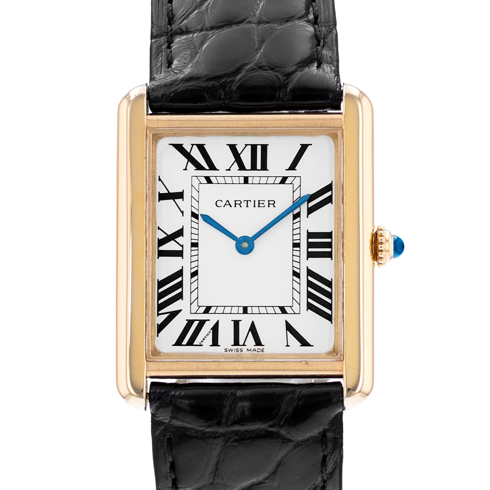 Cartier Tank Solo W5200004 3167 27mm Steel 18k Yellow Gold Mens Watch 2018 thumbnail 1