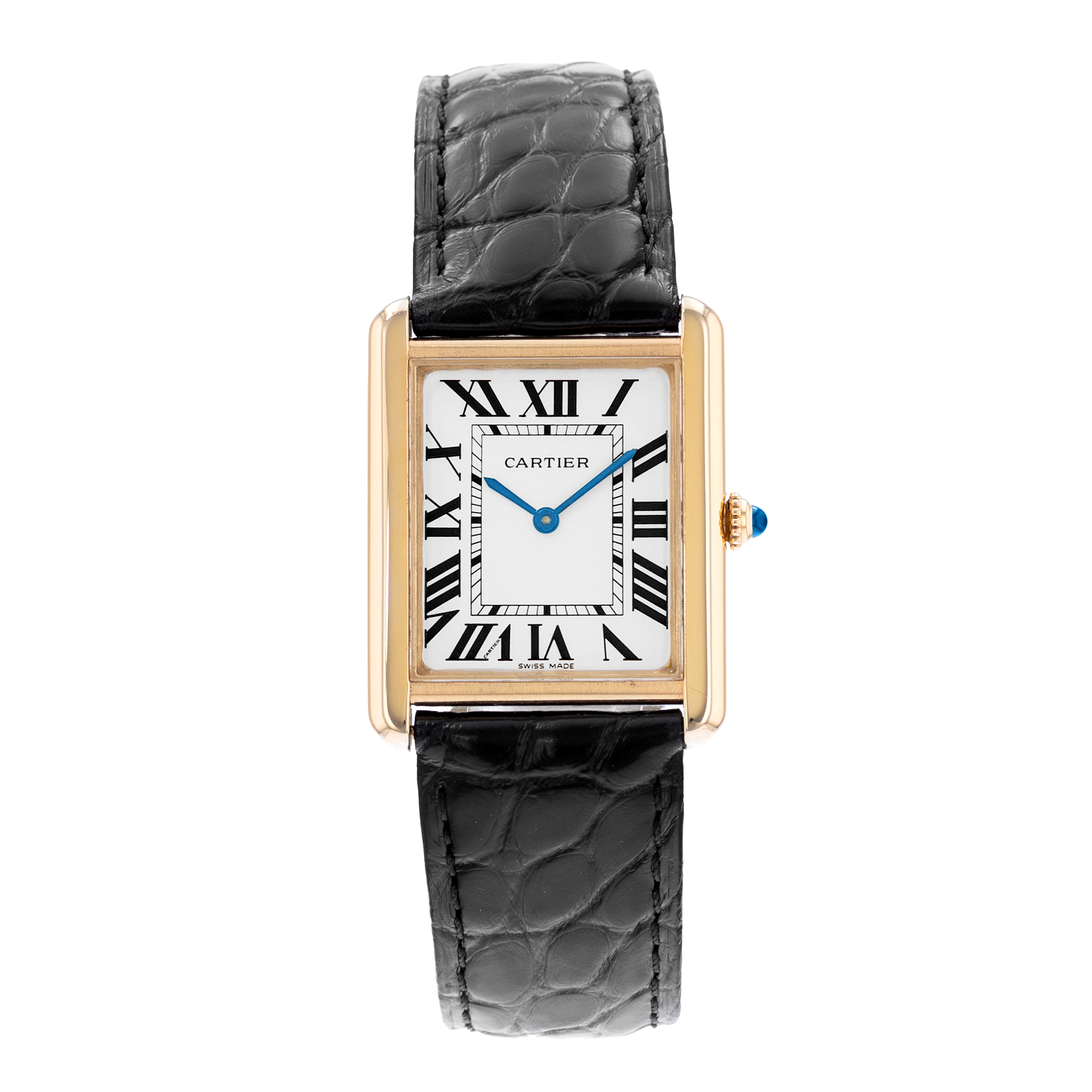 Cartier Tank Solo W5200004 3167 27mm Steel 18k Yellow Gold Mens Watch 2018 thumbnail 2