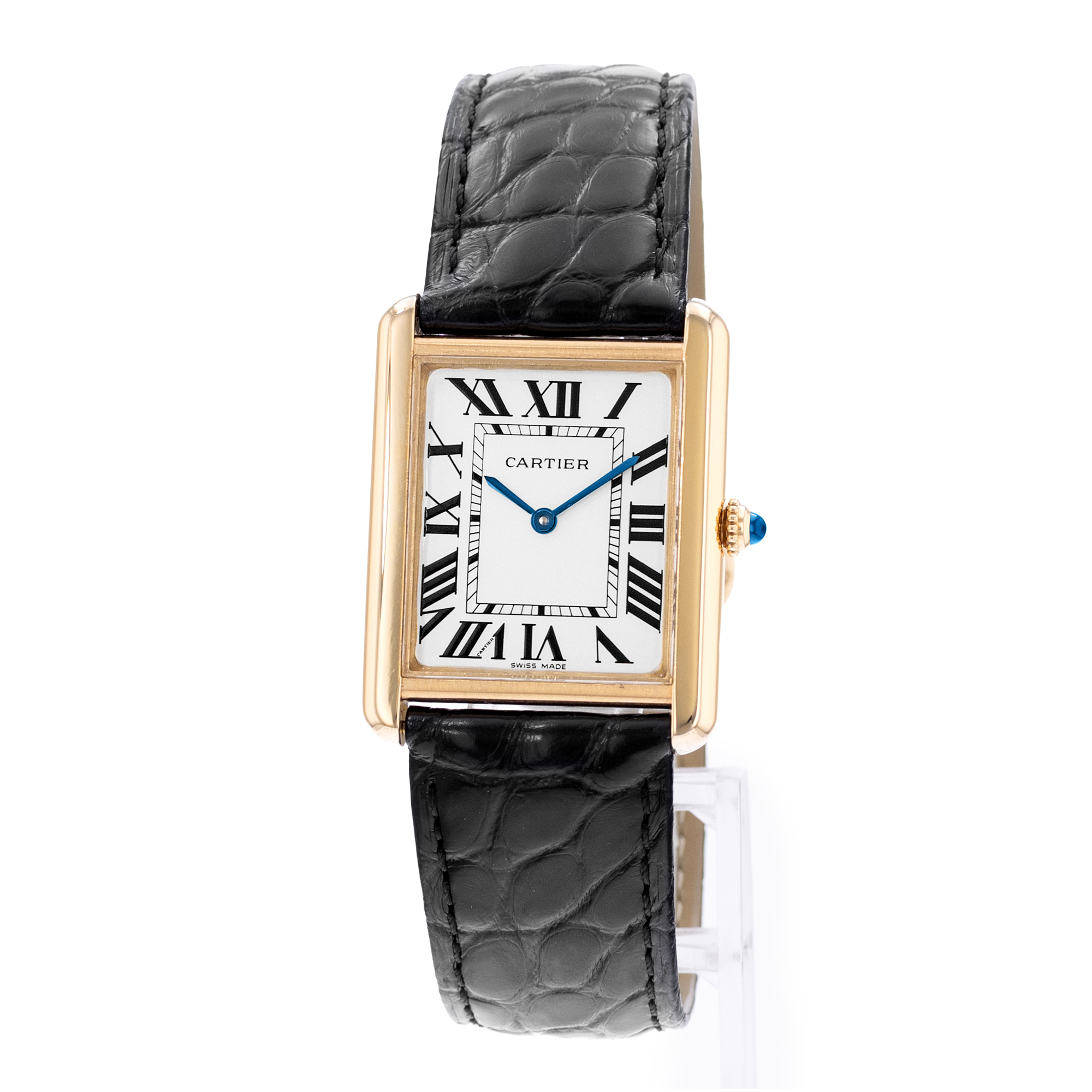 Cartier Tank Solo W5200004 3167 27mm Steel 18k Yellow Gold Mens Watch 2018 thumbnail 3