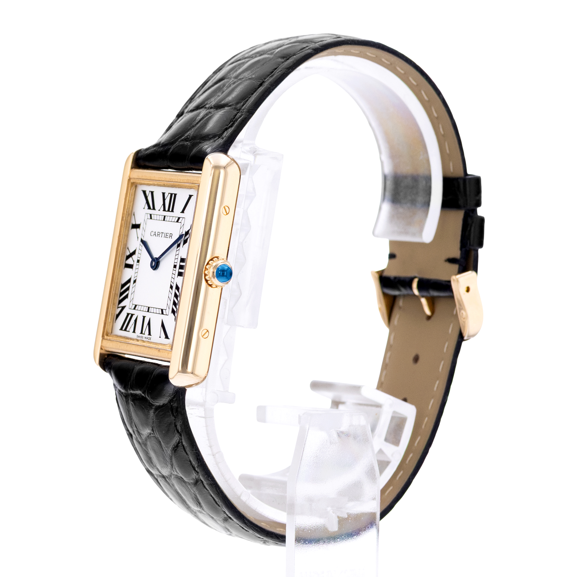 Cartier Tank Solo W5200004 3167 27mm Steel 18k Yellow Gold Mens Watch 2018 thumbnail 4