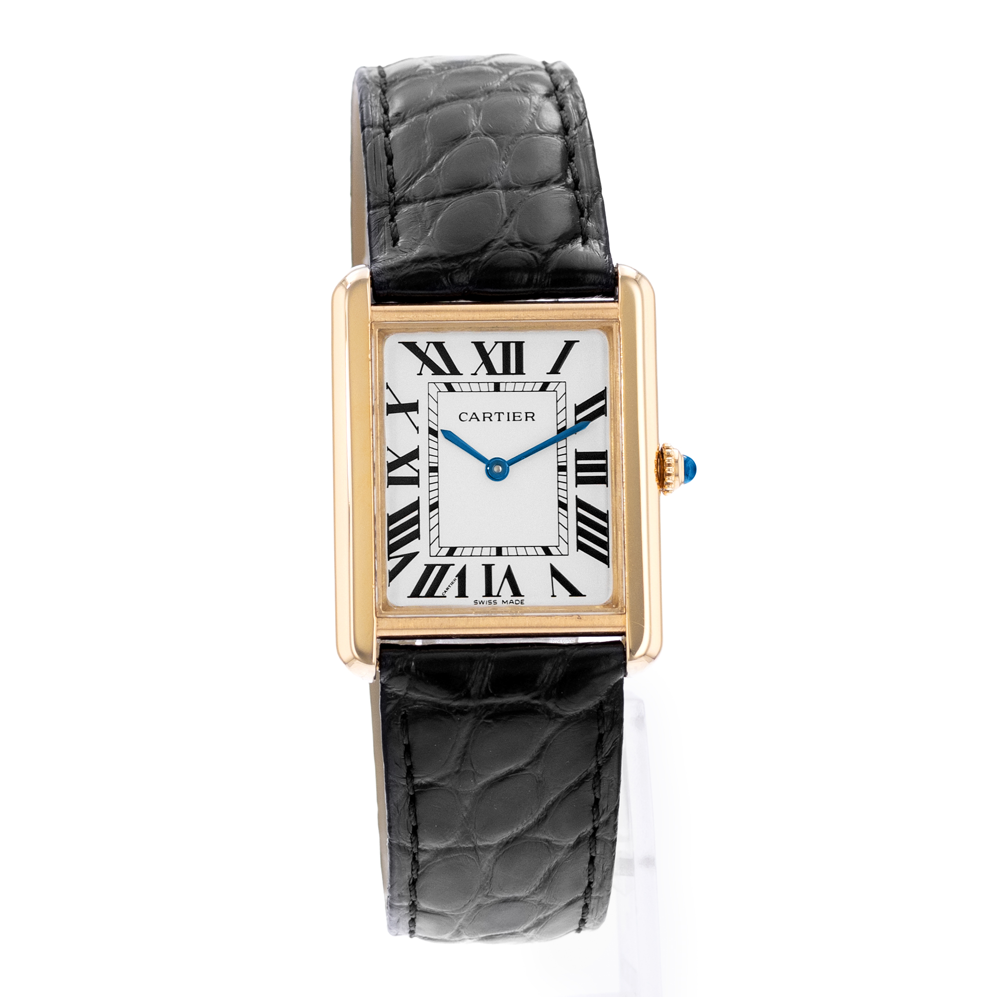 Cartier Tank Solo W5200004 3167 27mm Steel 18k Yellow Gold Mens Watch 2018 thumbnail 6