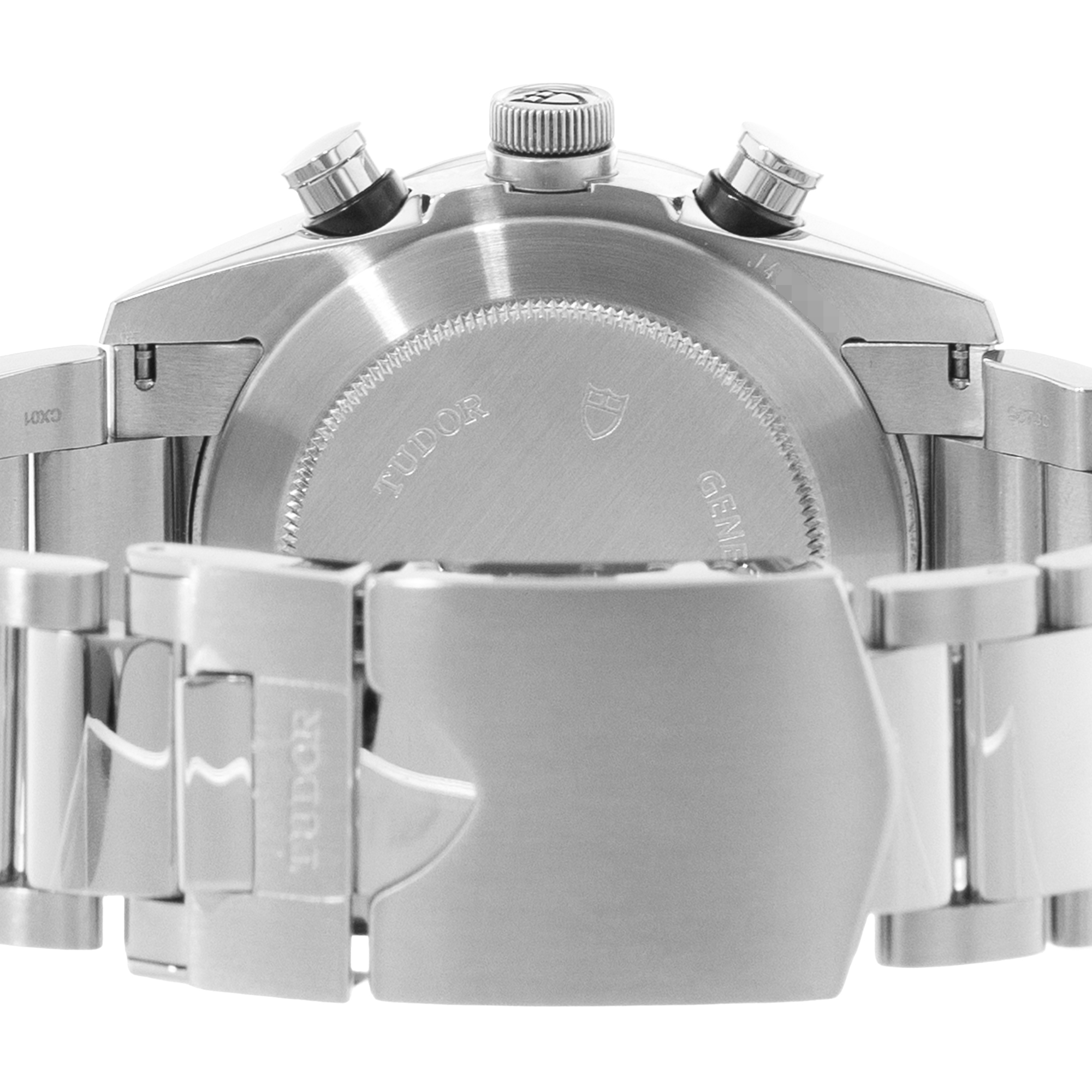 Tudor Fastrider Chrono 42000 42mm Black Dial Steel Chronograph Mens Watch 2014 thumbnail 8