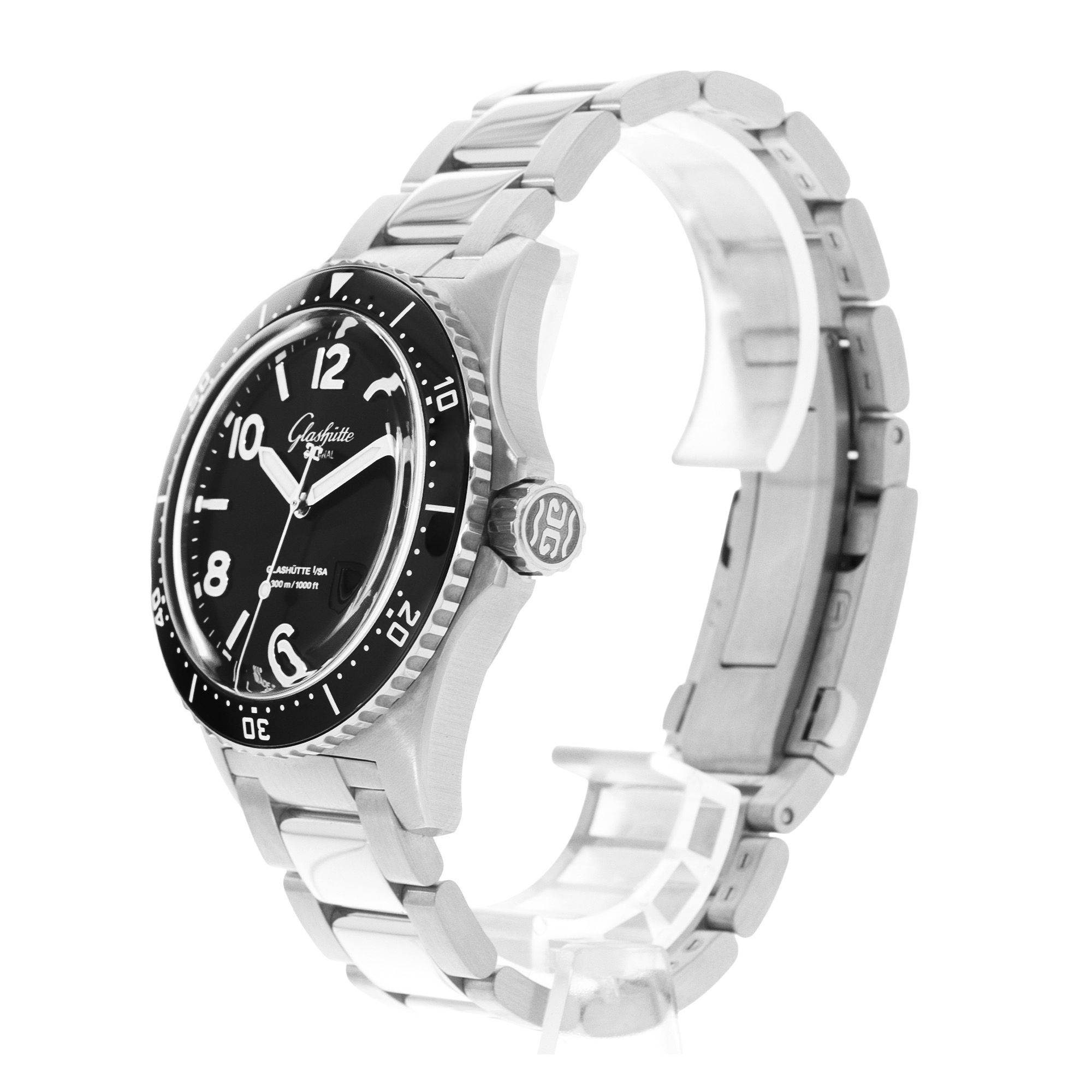 Glashutte Original SeaQ Panoramadatum 1-36-13-01-80-70 43mm Steel Watch w Papers thumbnail 5