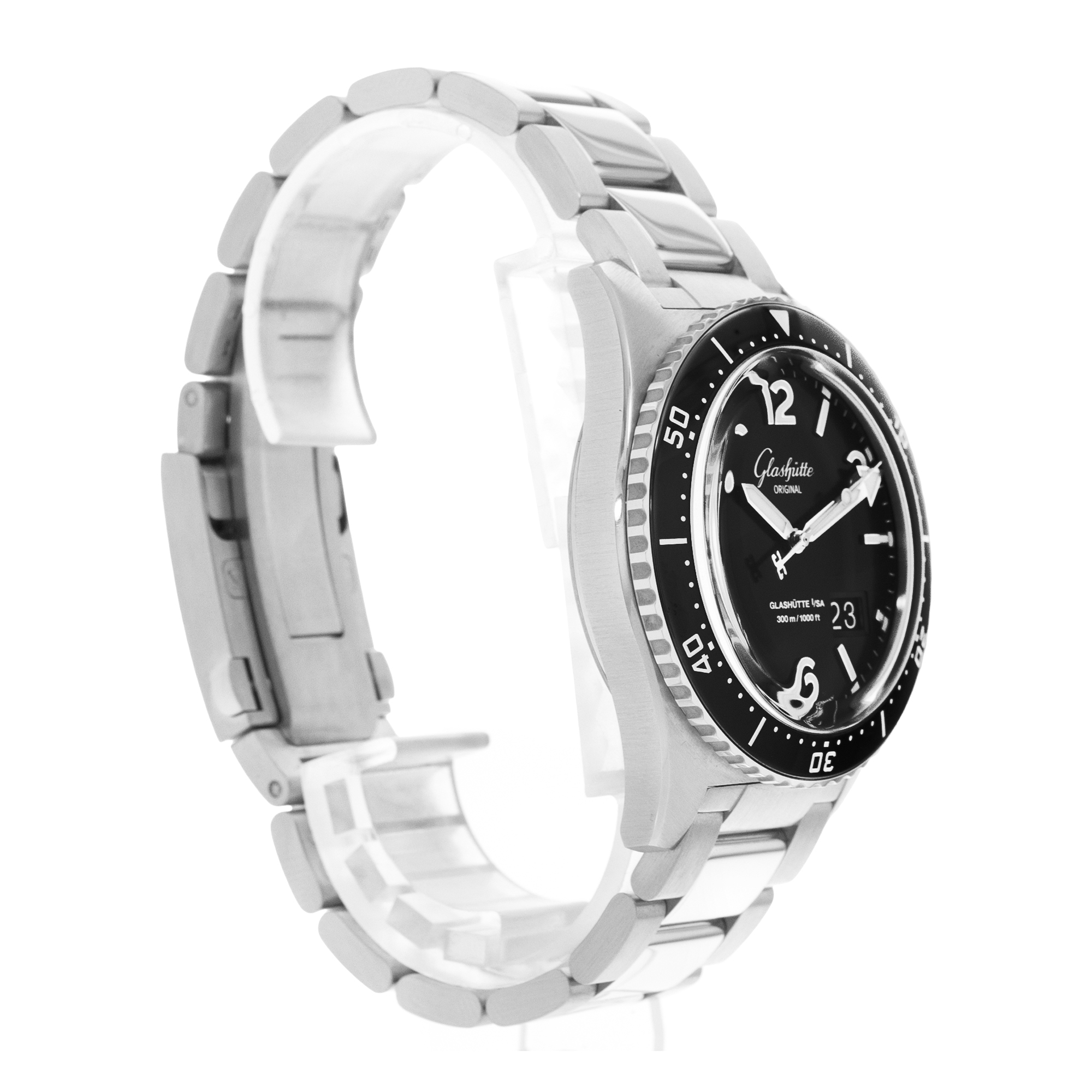 Glashutte Original SeaQ Panoramadatum 1-36-13-01-80-70 43mm Steel Watch w Papers thumbnail 6