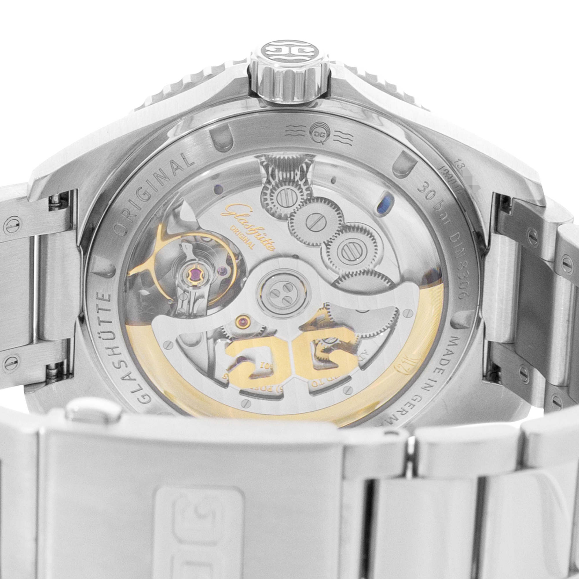 Glashutte Original SeaQ Panoramadatum 1-36-13-01-80-70 43mm Steel Watch w Papers thumbnail 9