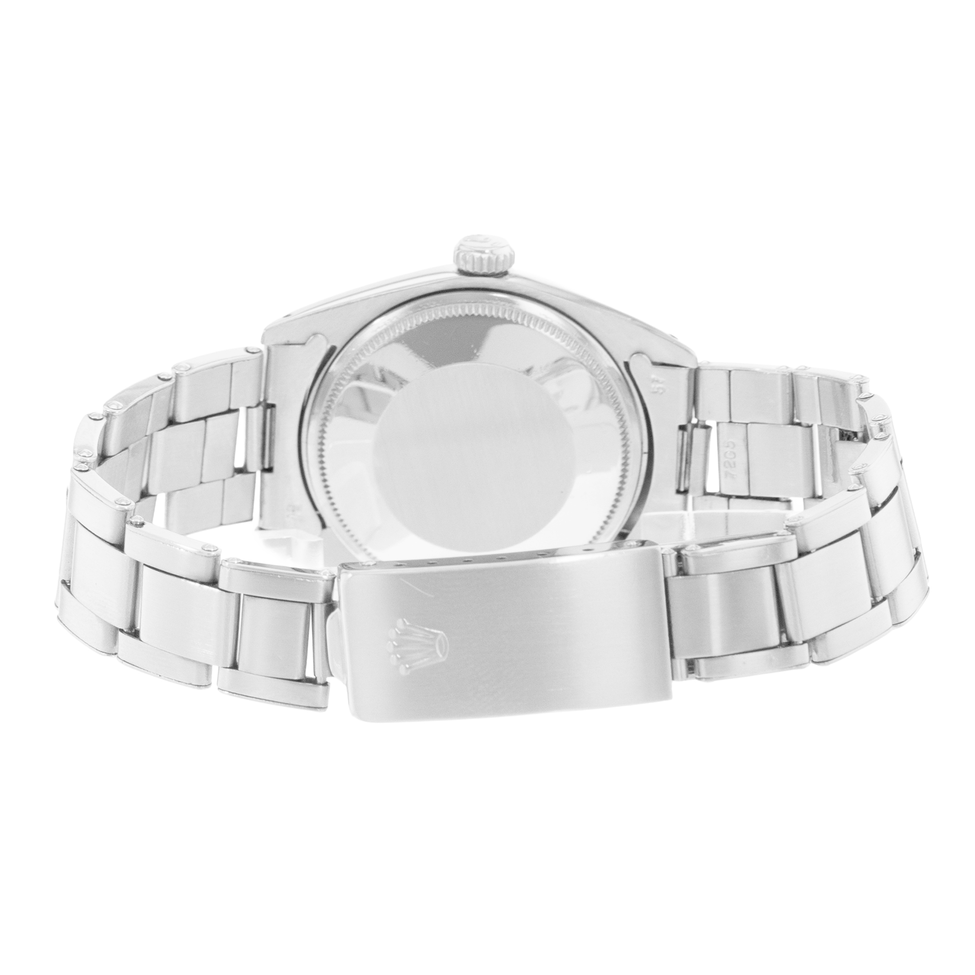 Rolex Oyster Perpetual Date 34 1500 Vintage Grey Index Steel Oyster Mens Watch thumbnail 7