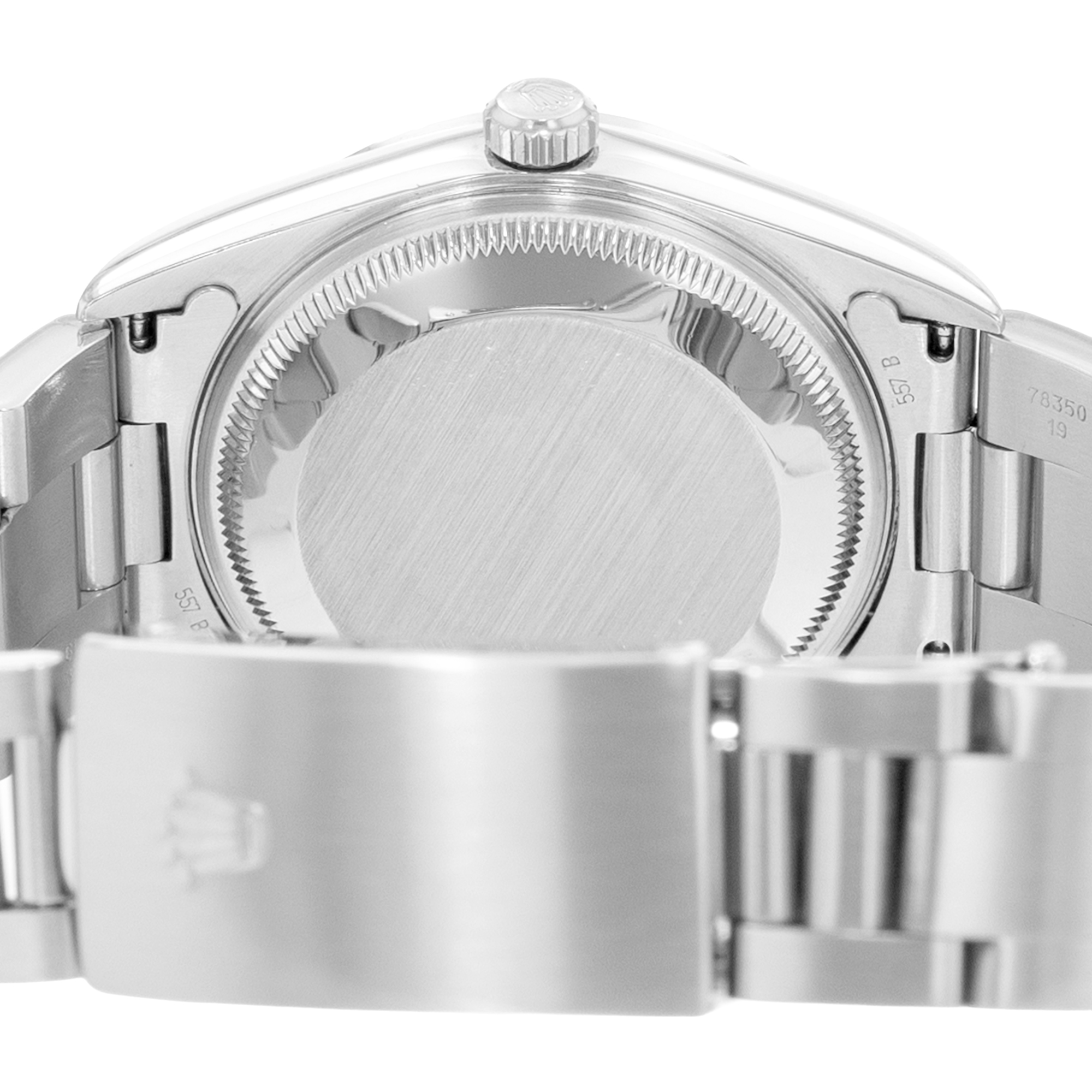 Rolex Oyster Perpetual Date 34 15200 Black Index Steel Mens Watch Papers 2001 thumbnail 9