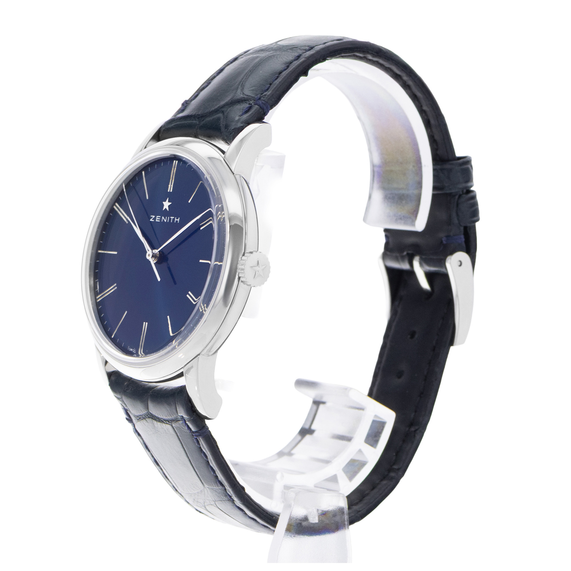 Zenith Elite 03.2290.679/51.C700 39mm Blue Dial Steel Mens Watch thumbnail 4