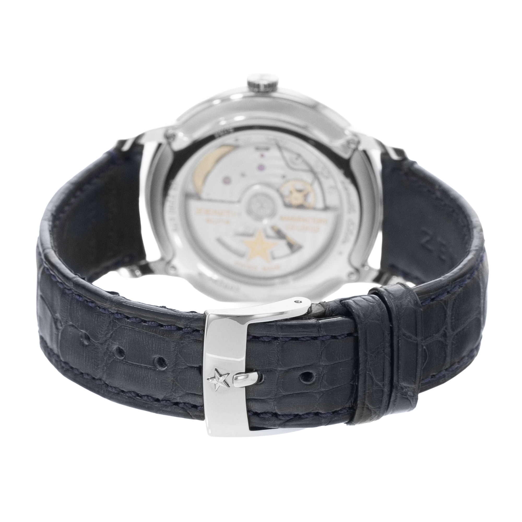 Zenith Elite 03.2290.679/51.C700 39mm Blue Dial Steel Mens Watch thumbnail 7