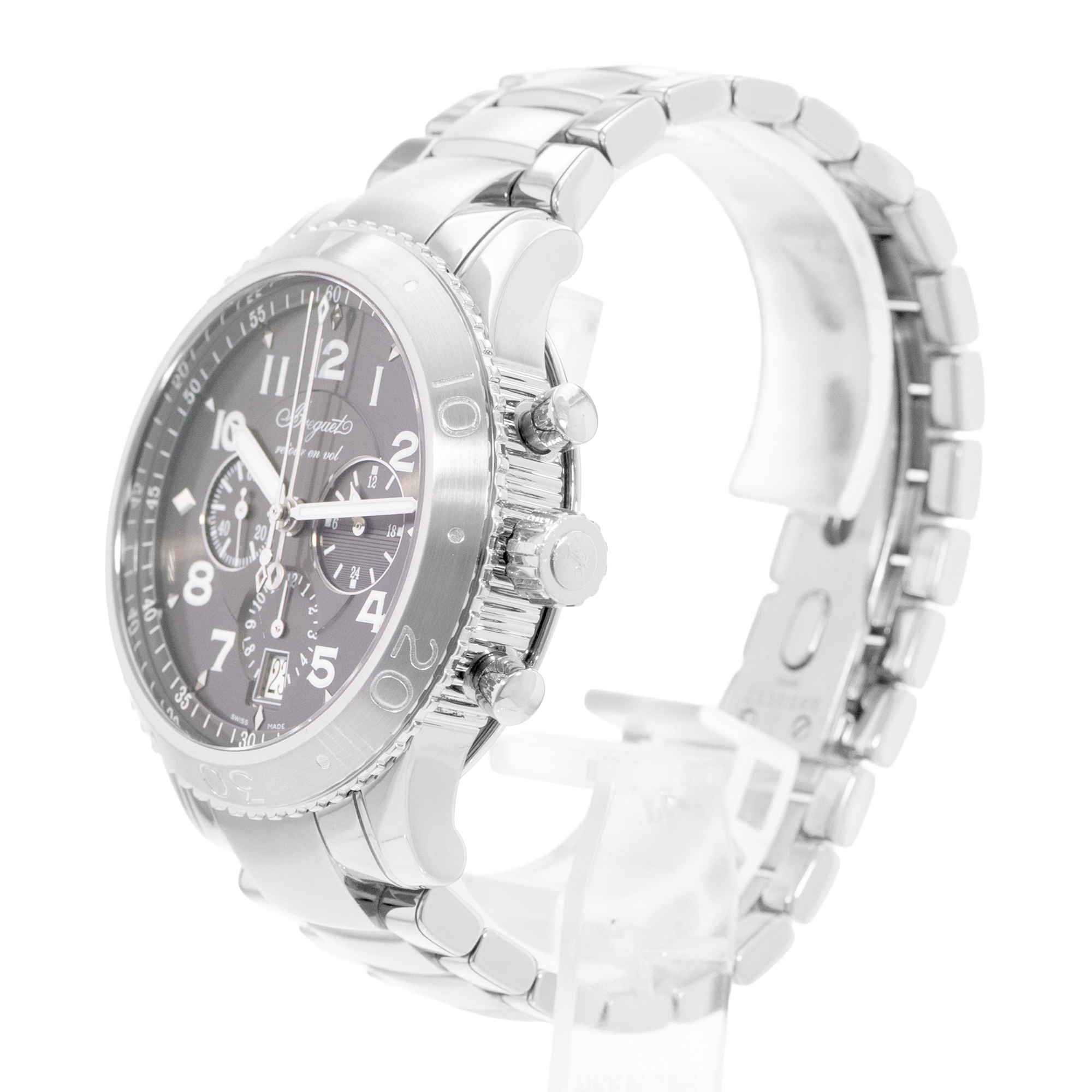 Breguet Type XX - XXI - XXII 3810ST/92/9ZU 42mm Ruthenium Dial Steel Mens Watch thumbnail 4