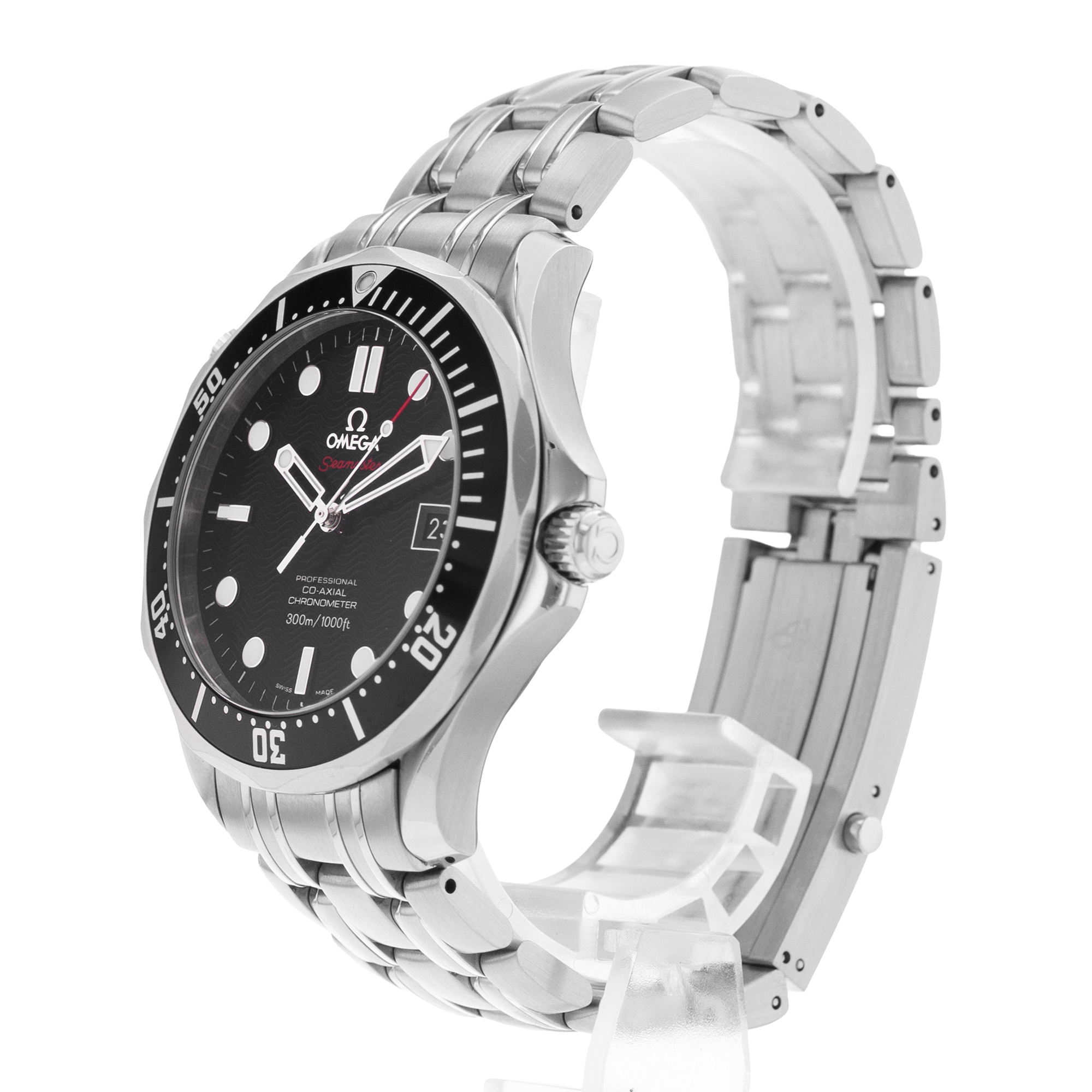 Omega Seamaster Diver 300 M 212.30.41.20.01.002 41mm Black Dial Steel Mens Watch thumbnail 4