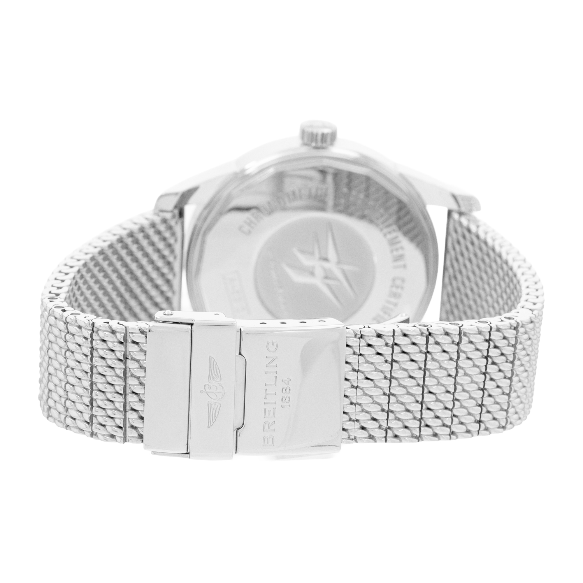 Breitling Transocean A45310/A51G51KBD 43mm Silver Dial Steel Mens Box Papers thumbnail 8