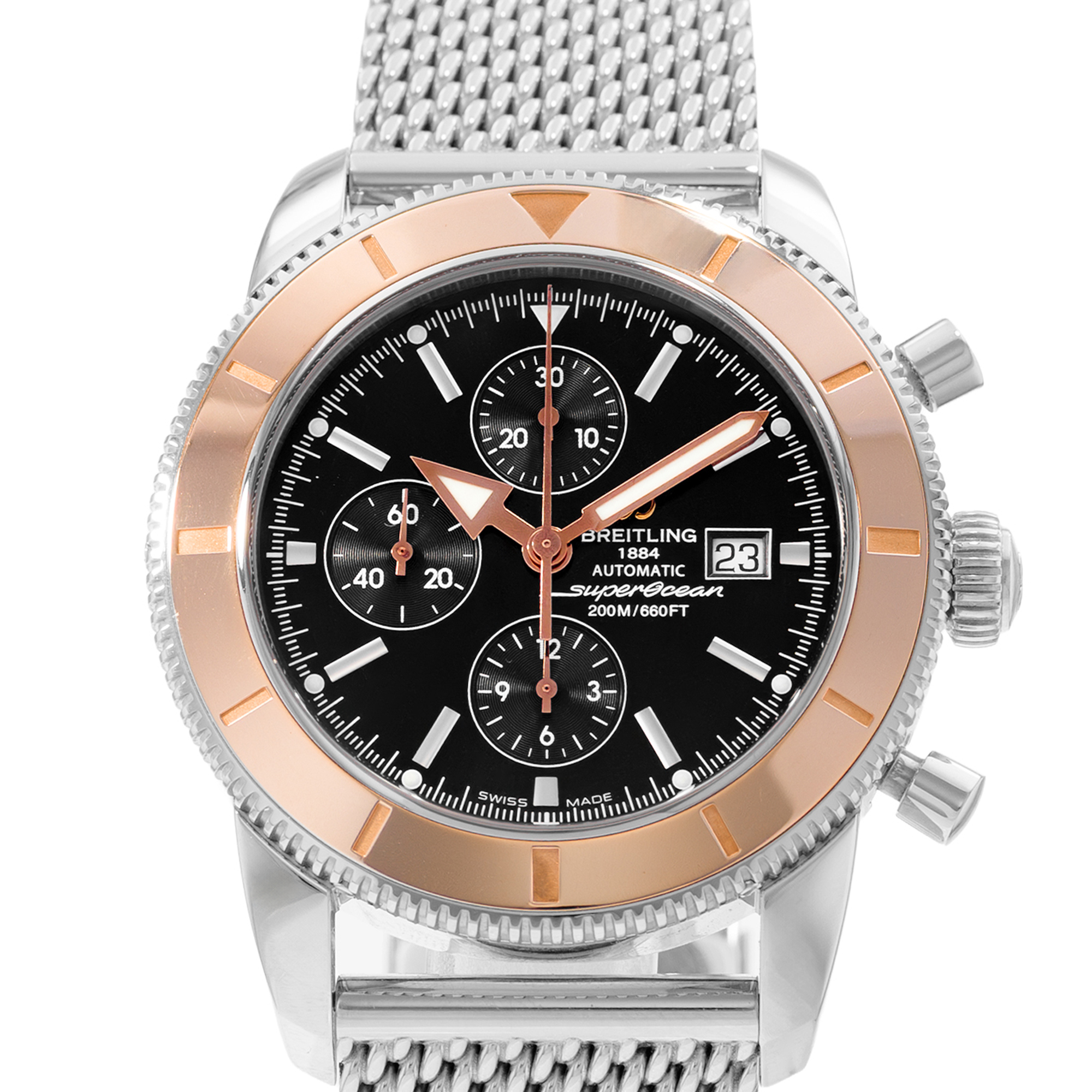 Breitling SuperOcean Heritage U13320/B908 46mm Steel 18k Rose Gold Box Paper thumbnail 1