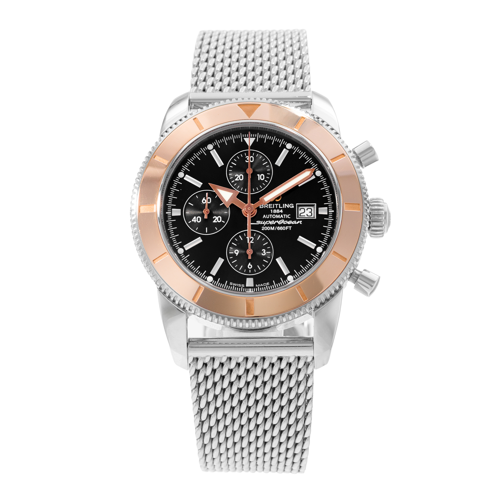 Breitling SuperOcean Heritage U13320/B908 46mm Steel 18k Rose Gold Box Paper thumbnail 2