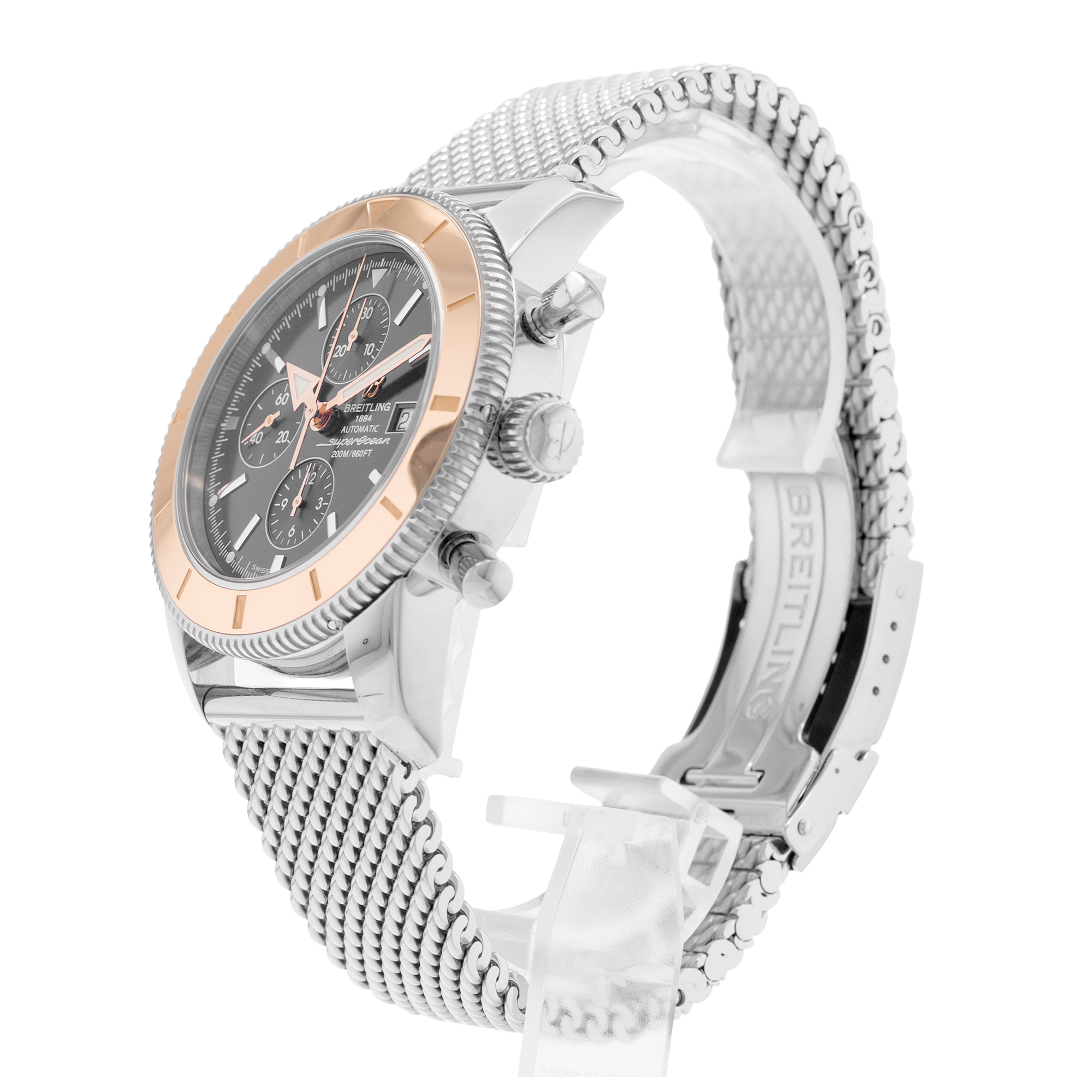 Breitling SuperOcean Heritage U13320/B908 46mm Steel 18k Rose Gold Box Paper thumbnail 5