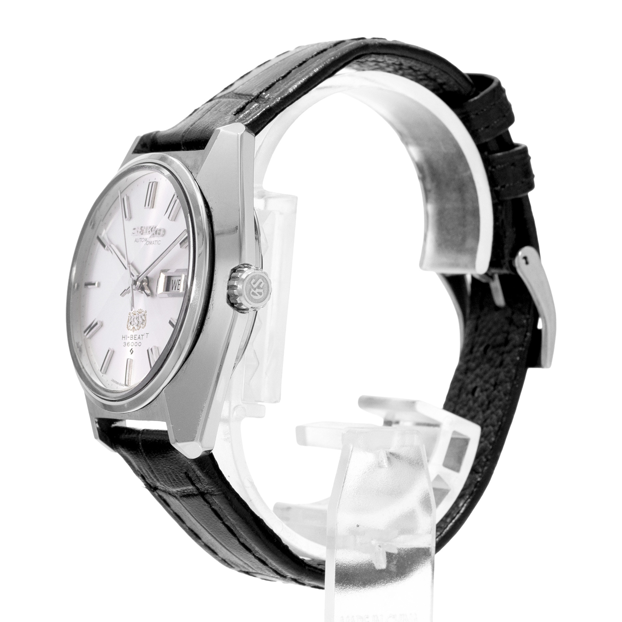 Grand Seiko Arabesque 6146-8010 36mm Silver Dial Steel Mens Watch Box Papers thumbnail 5