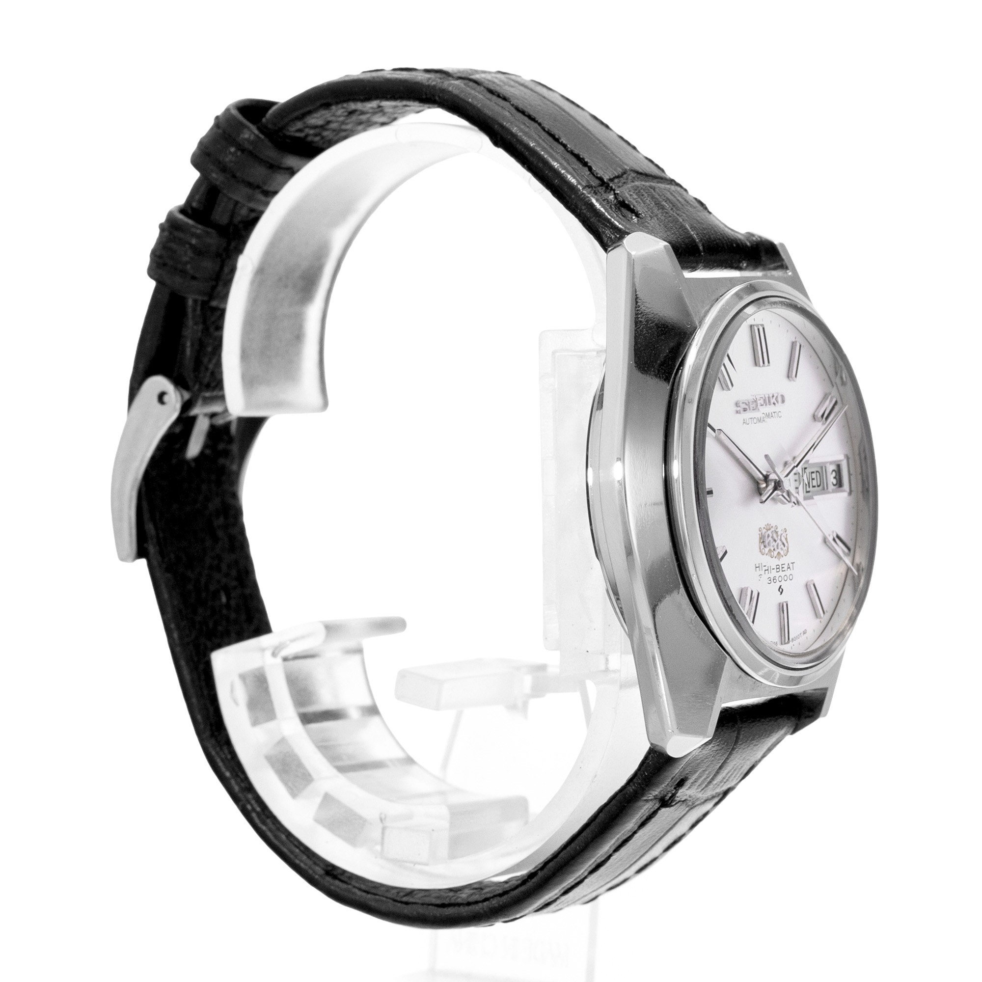 Grand Seiko Arabesque 6146-8010 36mm Silver Dial Steel Mens Watch Box Papers thumbnail 6