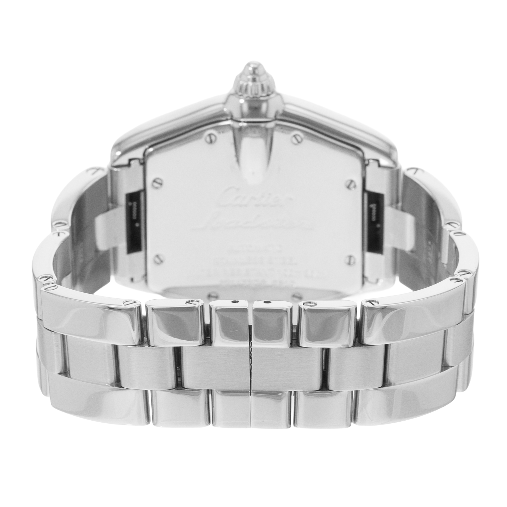 Cartier Roadster W62002V3 2510 38mm Black Arabic Steel Automatic Mens Watch thumbnail 7