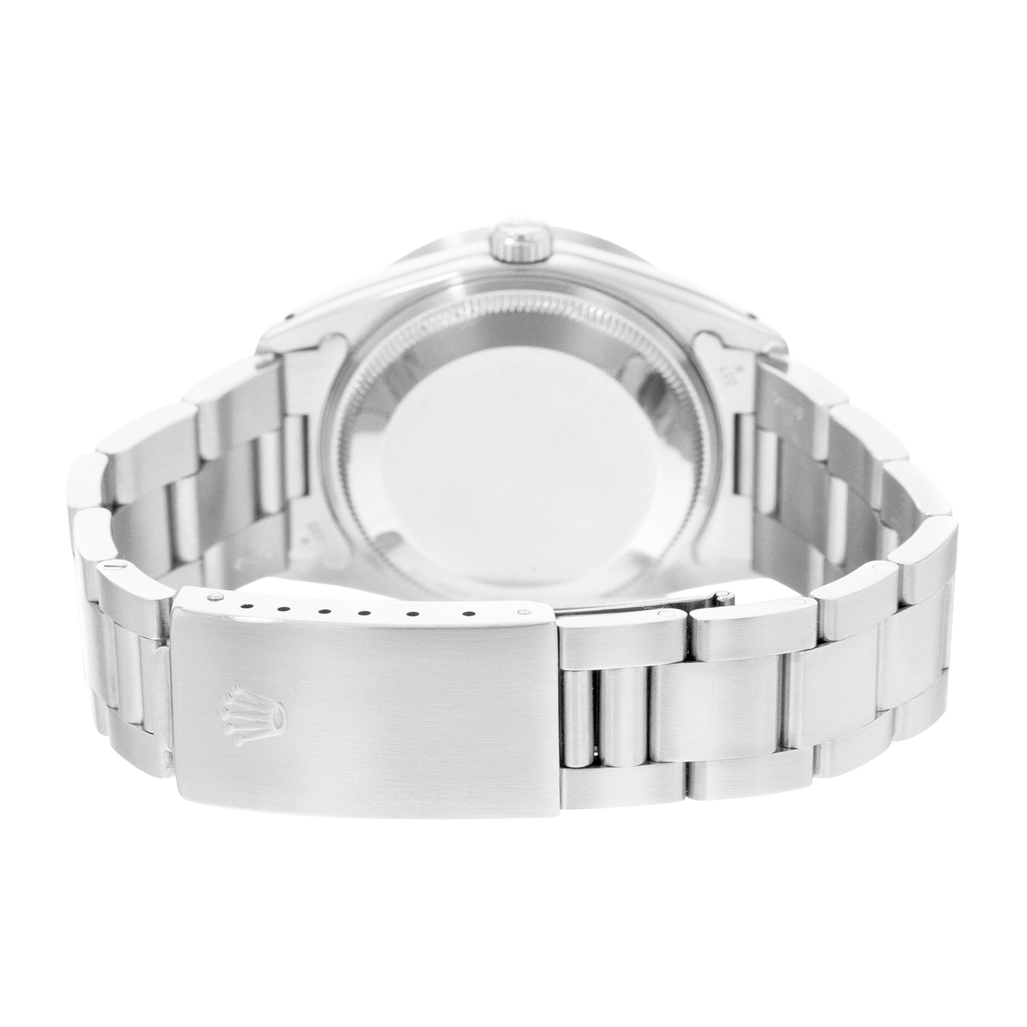 Rolex Oyster Perpetual 34 15210 White Roman Dial Steel Automatic Mens Watch thumbnail 7