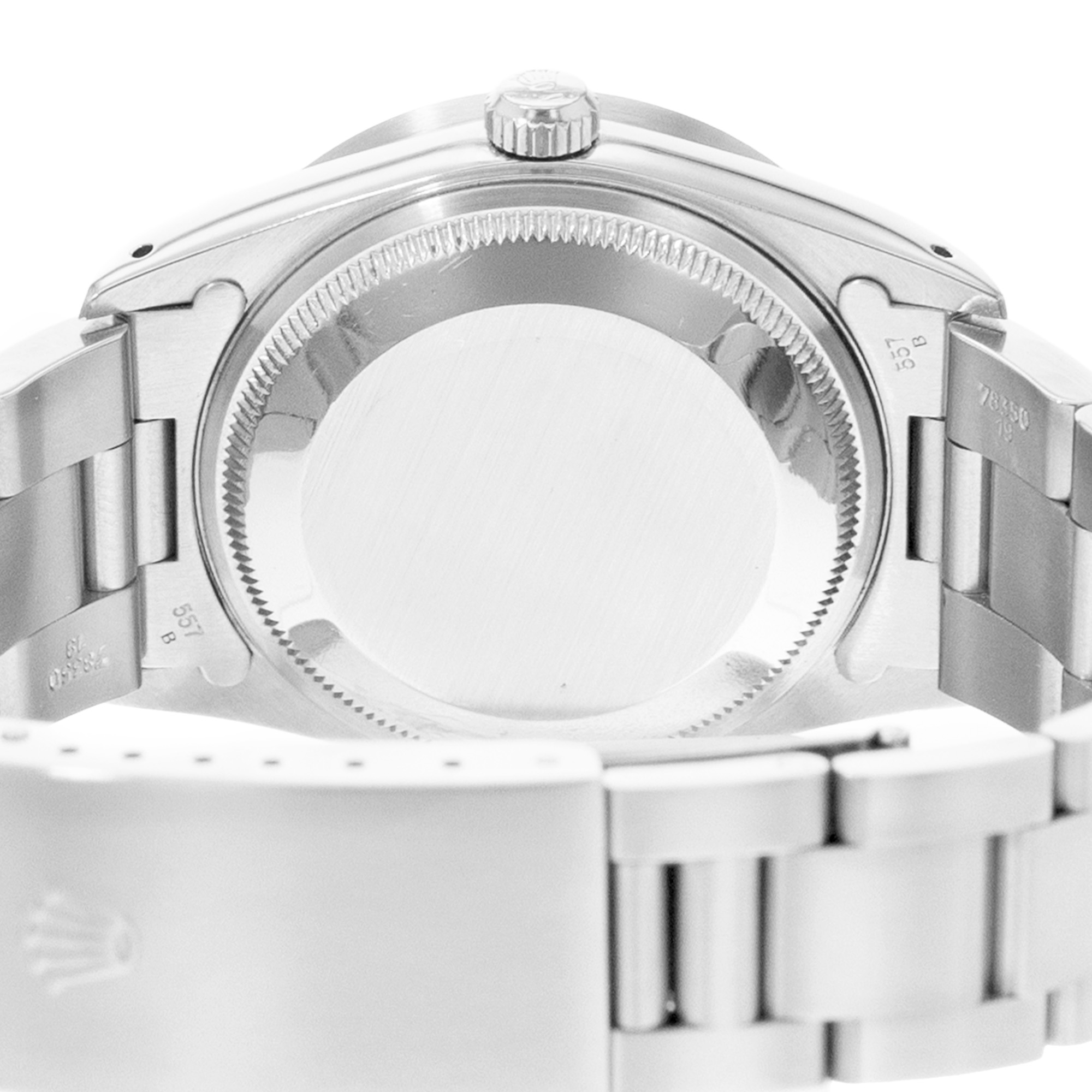 Rolex Oyster Perpetual 34 15210 White Roman Dial Steel Automatic Mens Watch thumbnail 8