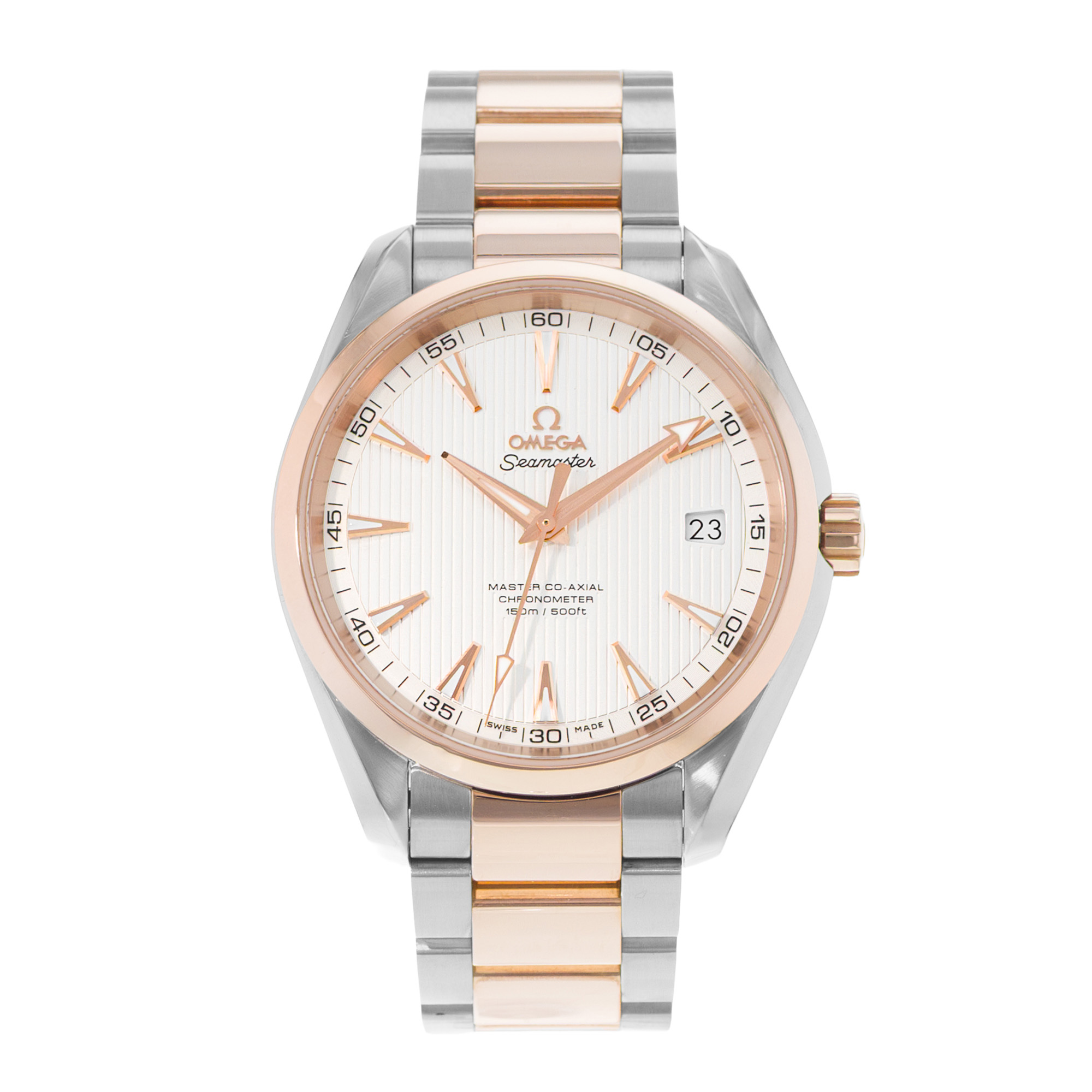 Omega Seamaster Aqua Terra 231.20.42.21.02.001 41mm Silver Steel 18k Rose Gold thumbnail 2