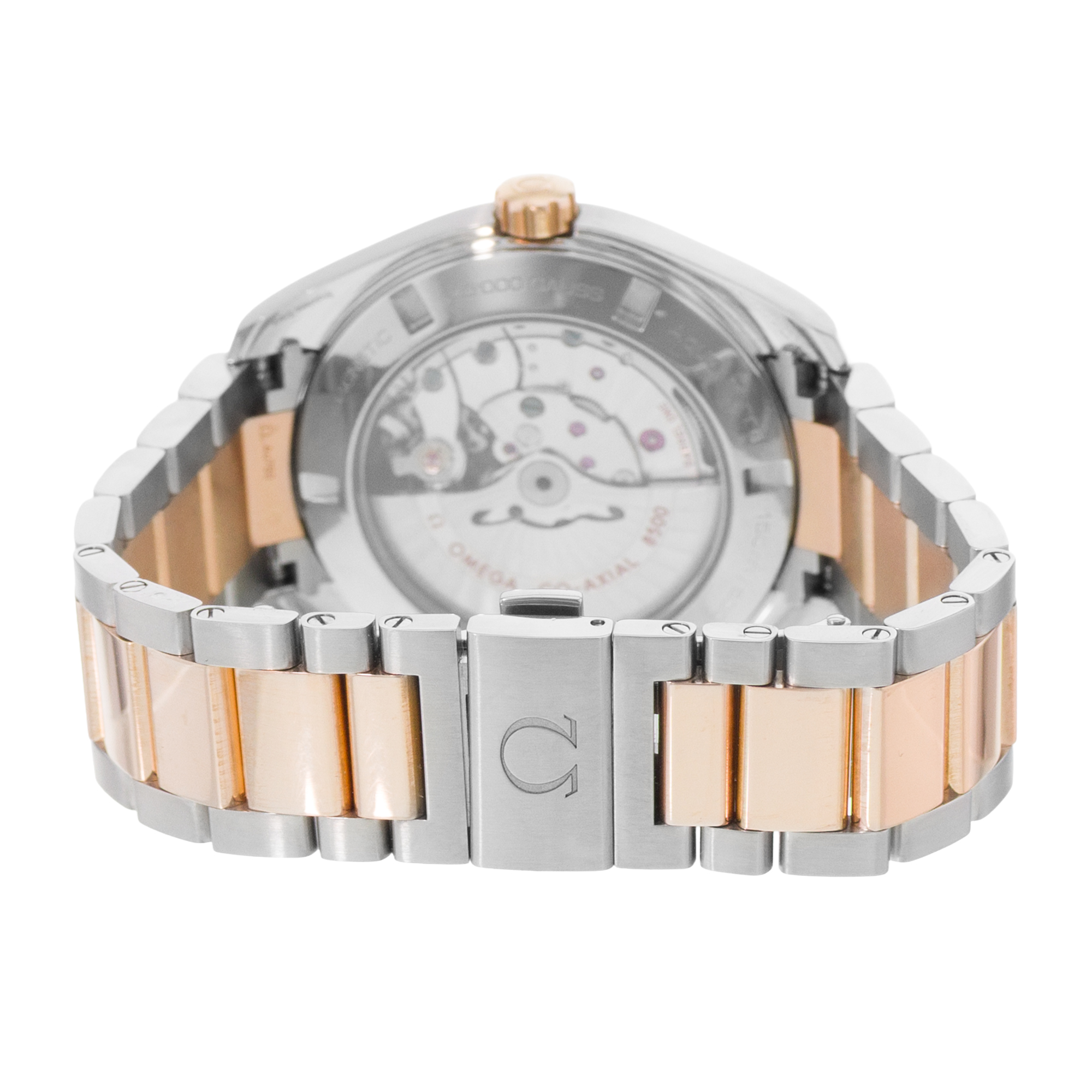 Omega Seamaster Aqua Terra 231.20.42.21.02.001 41mm Silver Steel 18k Rose Gold thumbnail 7