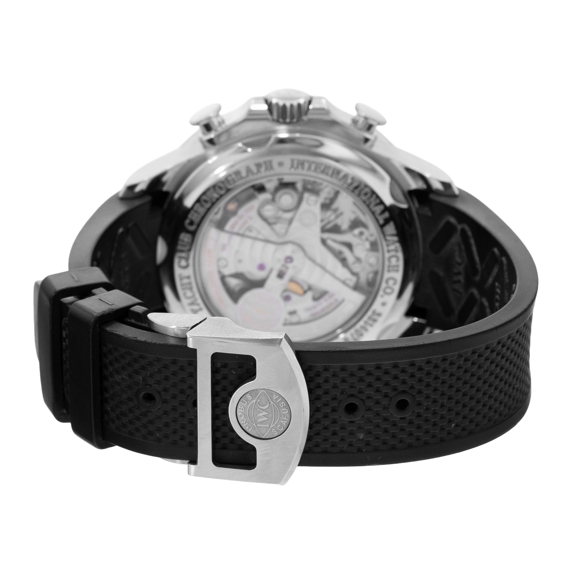 IWC Portuguese Yacht Club Chronograph IW390211 45mm Silver Dial Steel Box Papers thumbnail 8