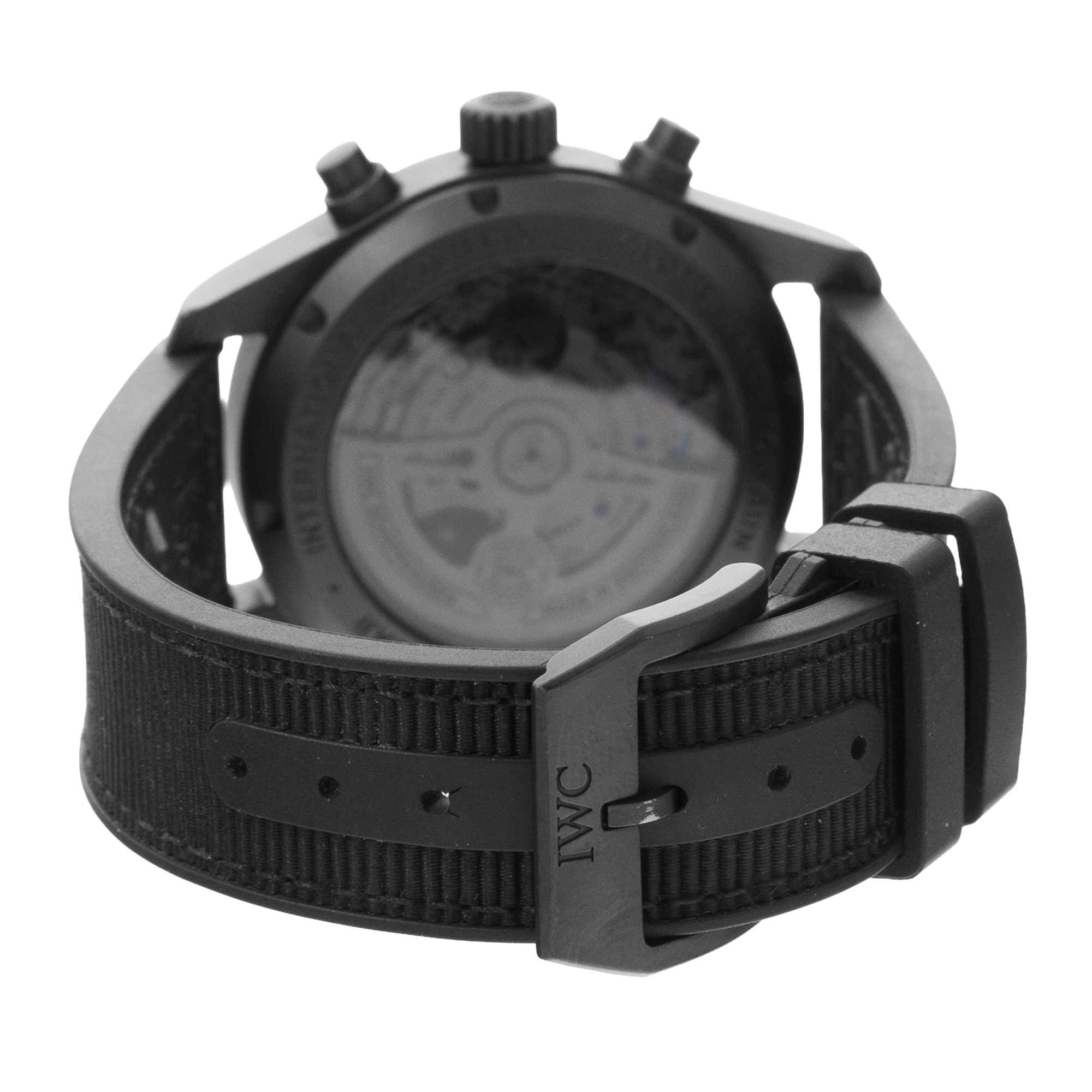 IWC Chronograph Top Gun IW388106 41mm Black Arabic Dial Ceramic Mens Watch thumbnail 8