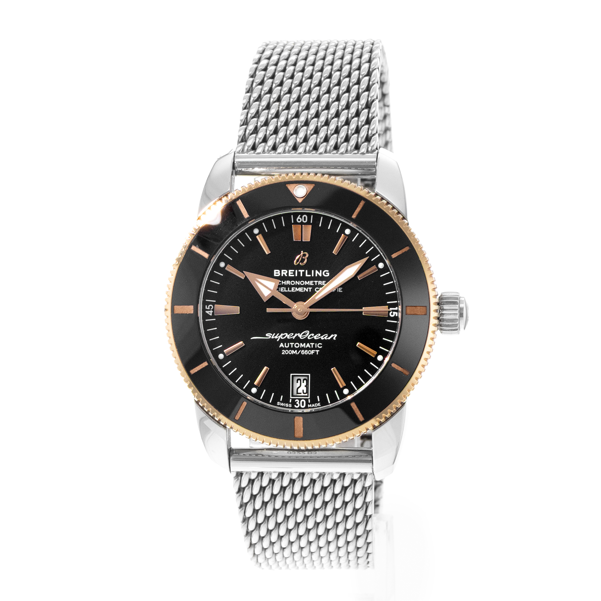 Breitling Superocean Heritage 42 UB2010121B1A1 42mm Steel 18k Red Gold Watch thumbnail 4