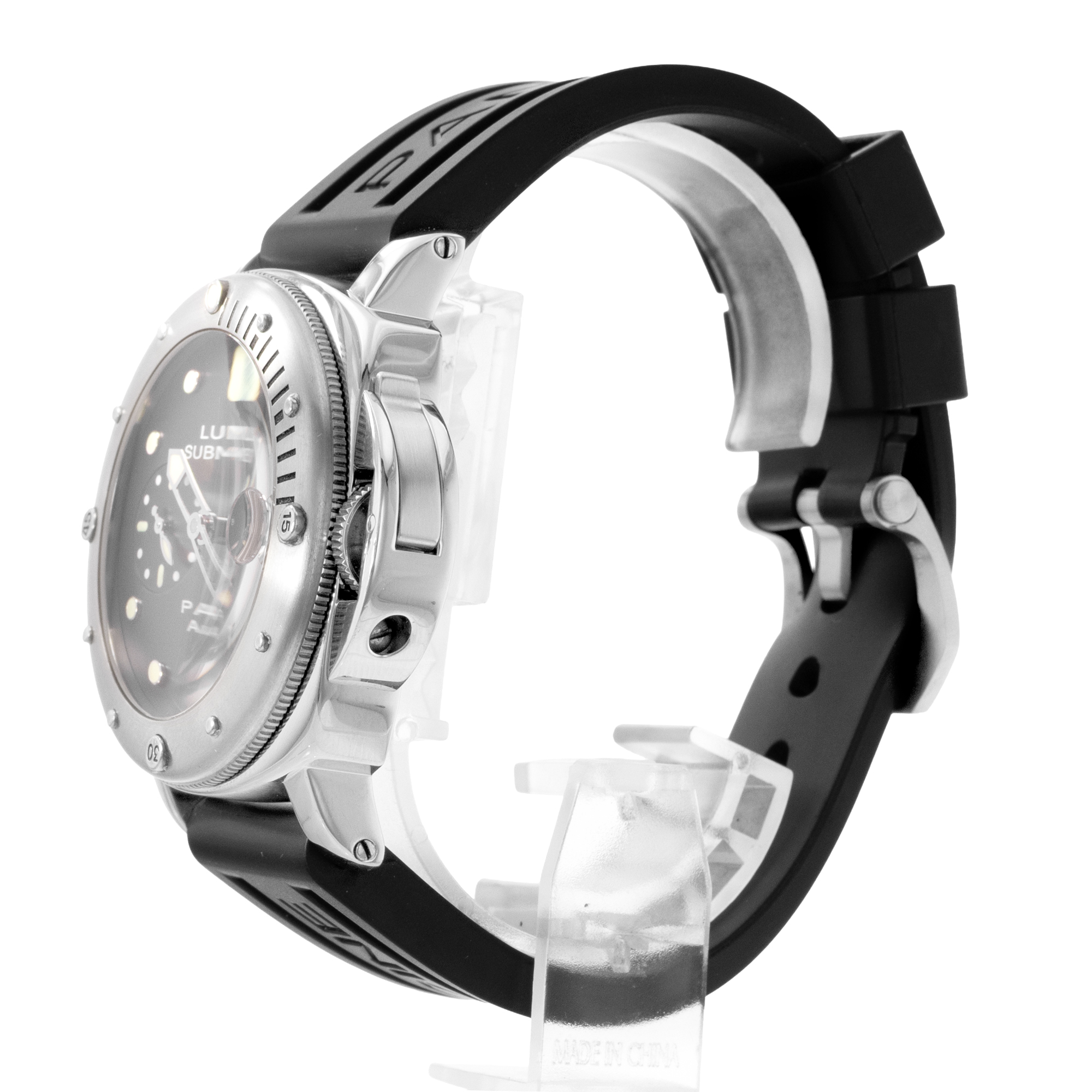 Panerai Luminor Submersible PAM00024 44mm Black Dial Steel Automatic Mens Watch thumbnail 4