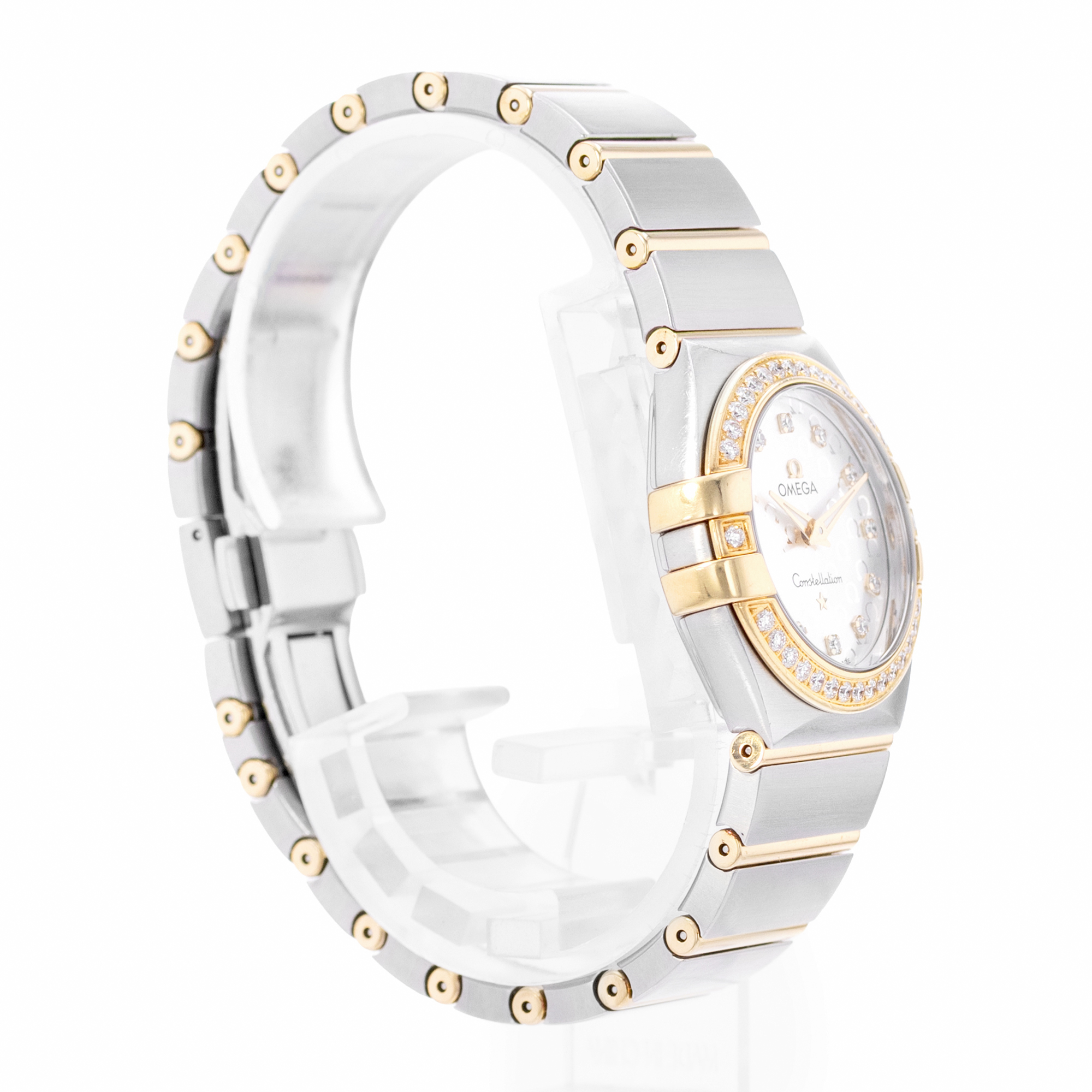 Omega Constellation Quartz 123.25.60.52.002 27mm Diamonds Steel Yellow Gold thumbnail 6