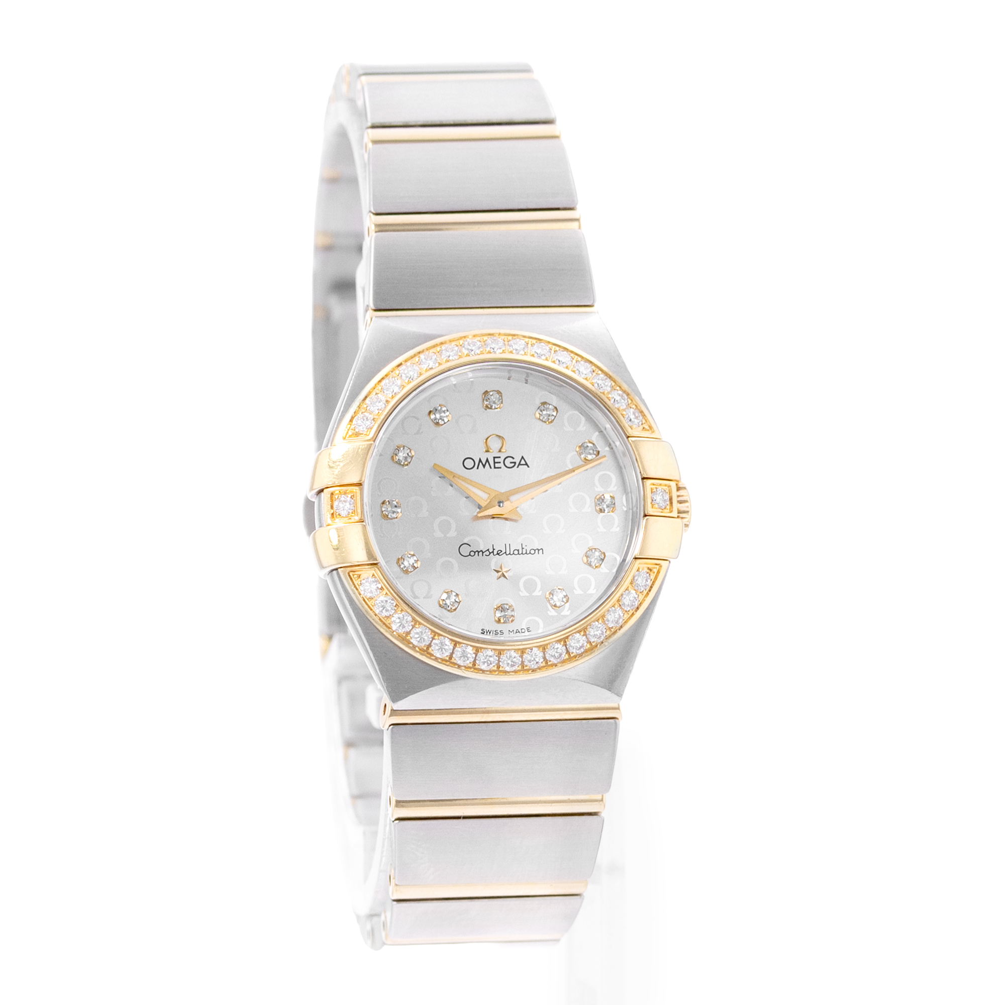 Omega Constellation Quartz 123.25.60.52.002 27mm Diamonds Steel Yellow Gold thumbnail 7