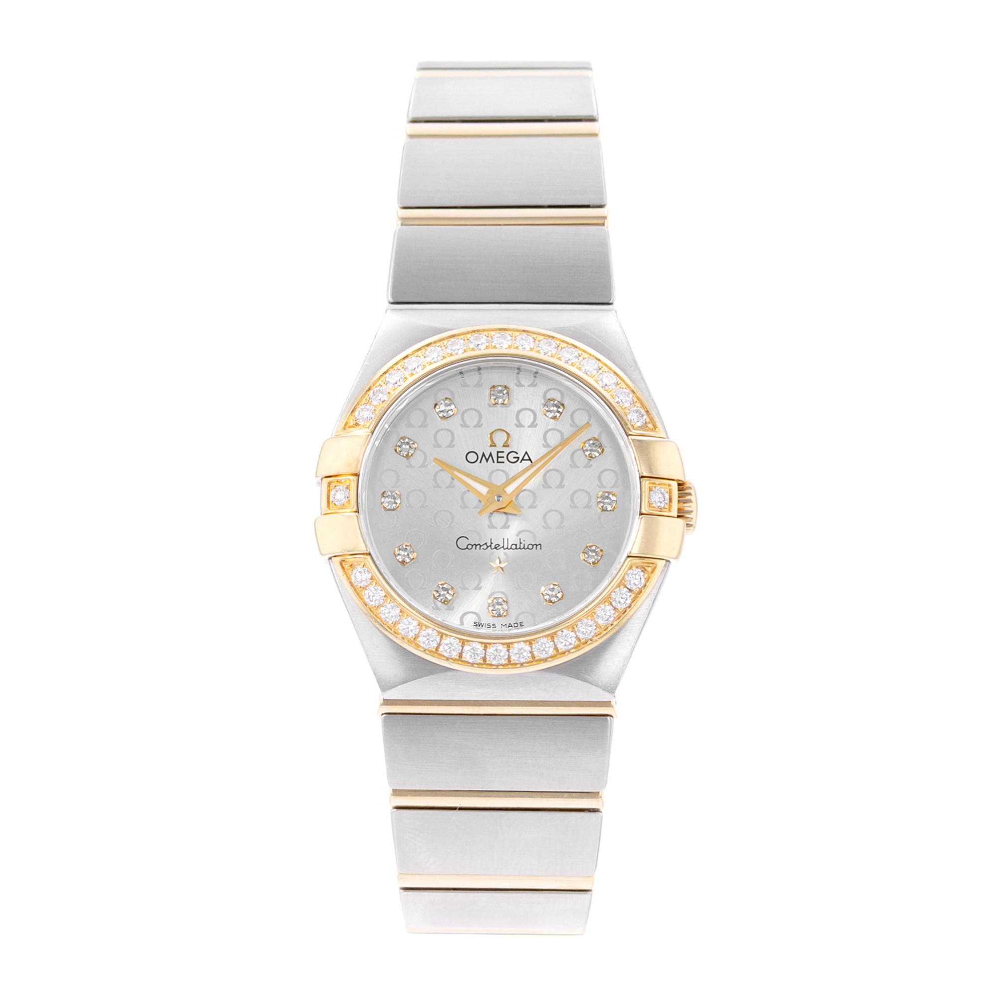 Omega Constellation Quartz 123.25.60.52.002 27mm Diamonds Steel Yellow Gold thumbnail 2