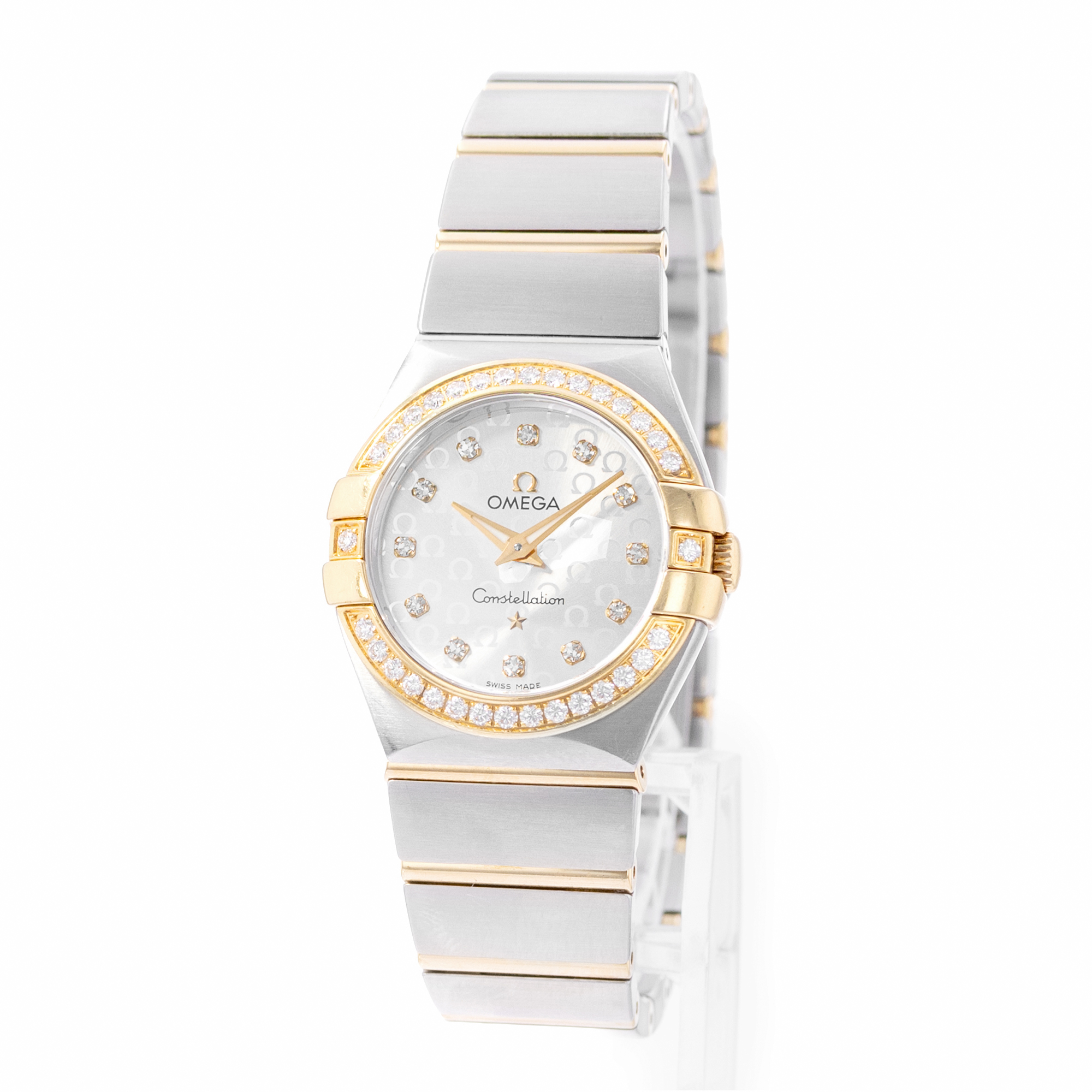 Omega Constellation Quartz 123.25.60.52.002 27mm Diamonds Steel Yellow Gold thumbnail 4