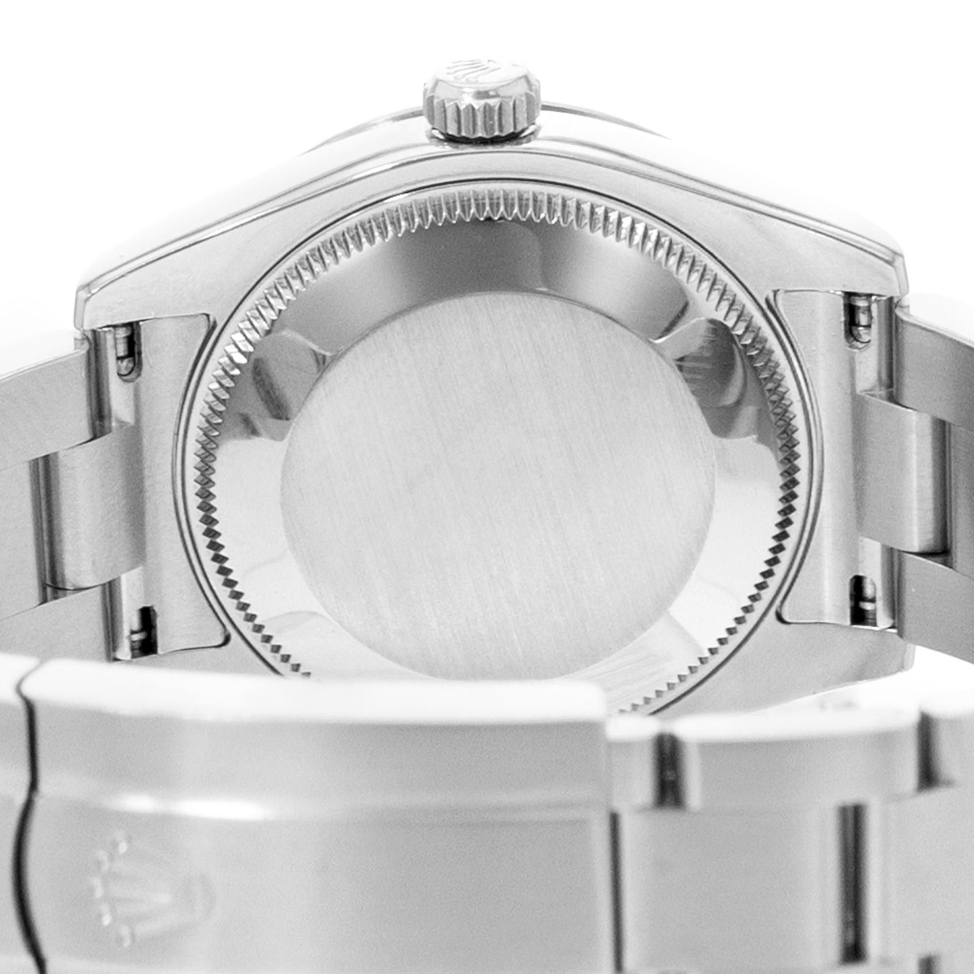 Rolex Oyster Perpetual 31 177210 Pink Salmon Dial Steel Oyster Ladies Watch thumbnail 8
