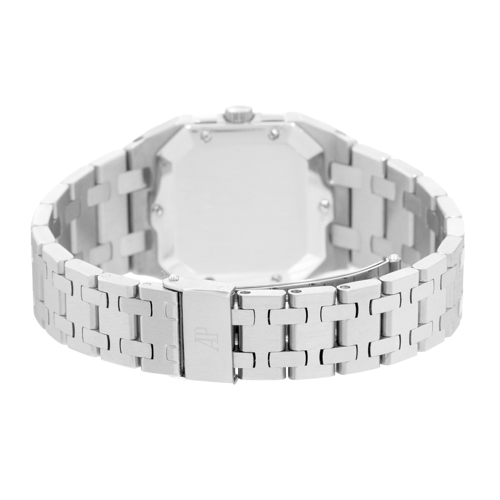 Audemars Piguet Royal Oak 66010ST 25mm Black Steel Quartz Ladies Watch thumbnail 7