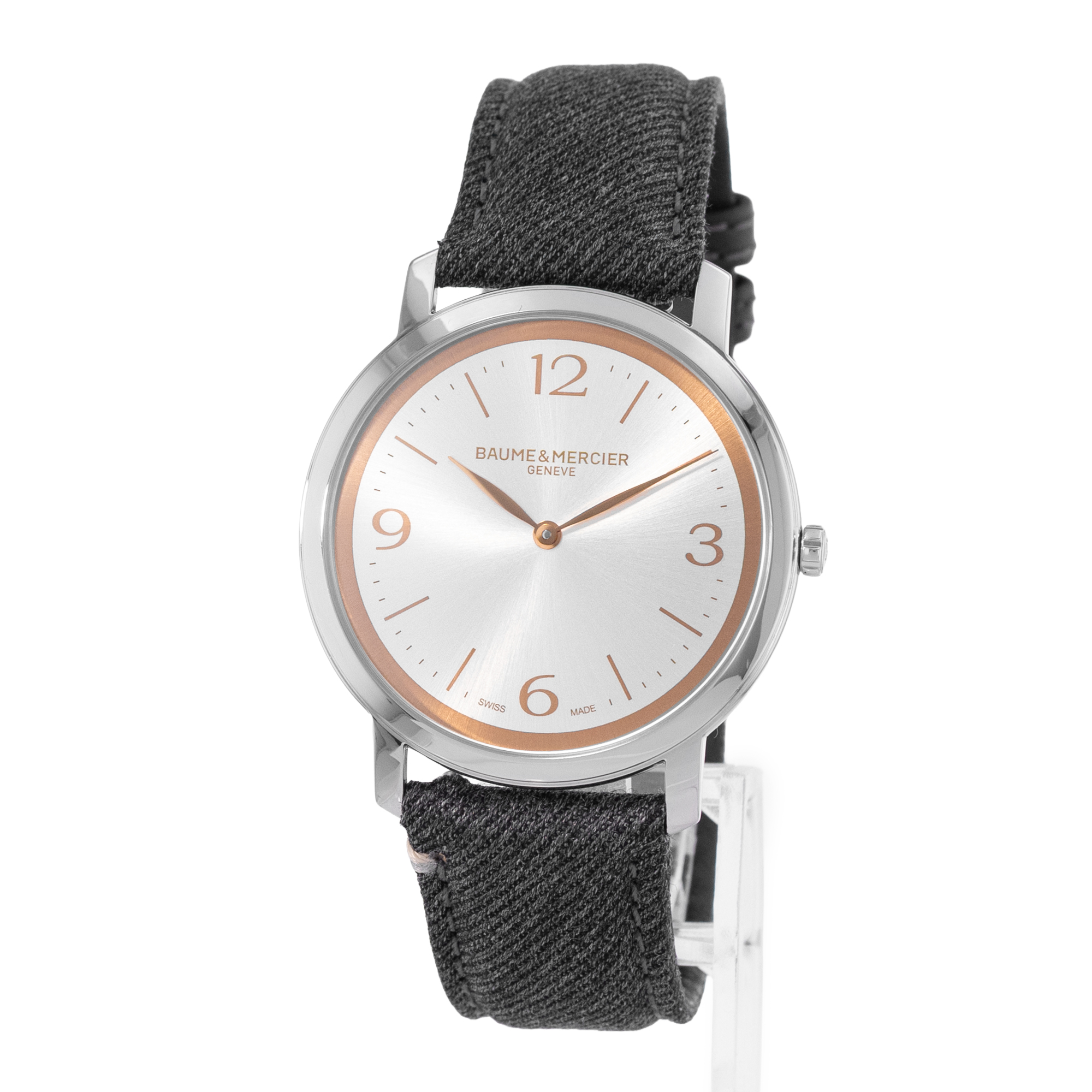 Baume & Mercier Classima M0A10703 39mm Silver Steel Mens Watch Box Card 2026 thumbnail 4
