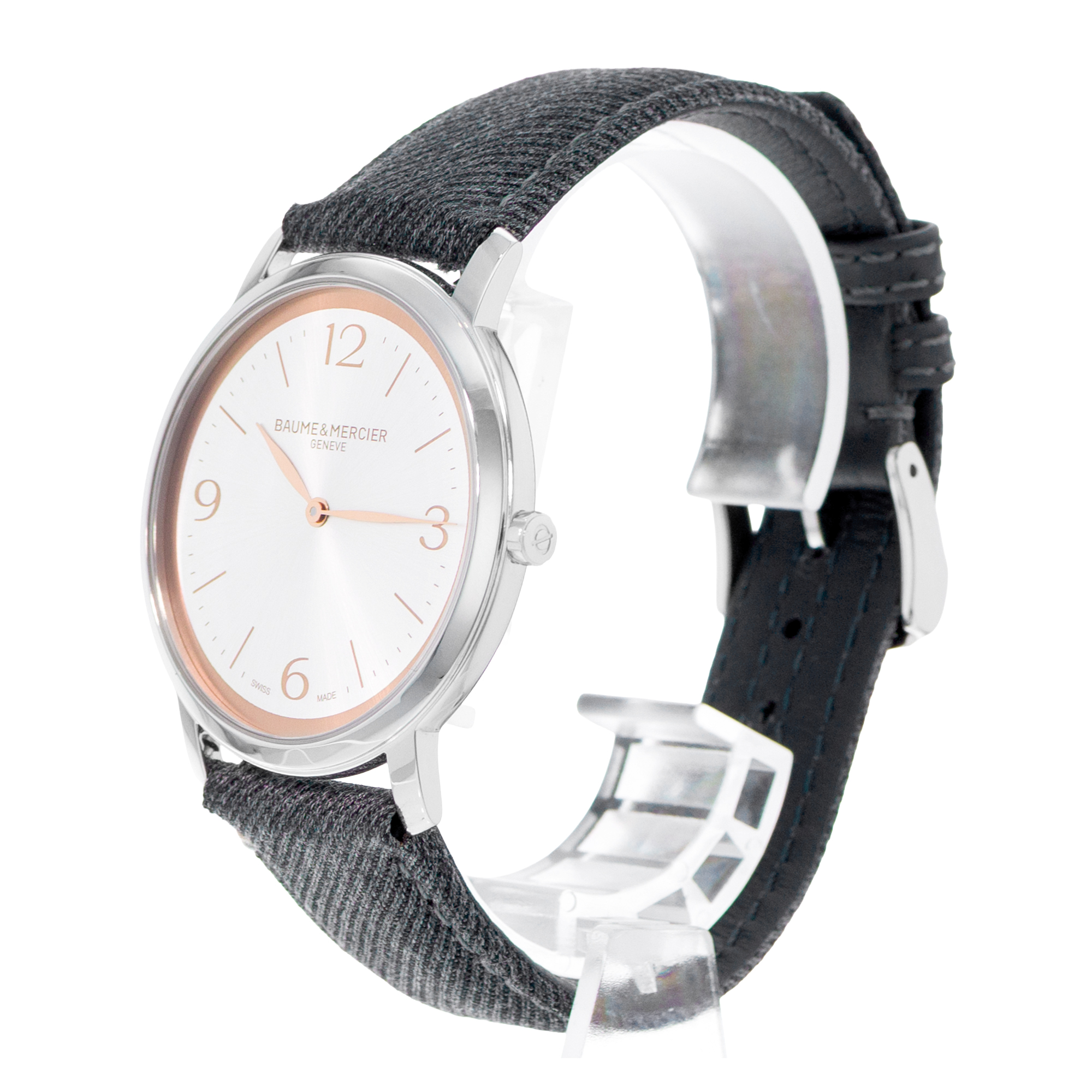 Baume & Mercier Classima M0A10703 39mm Silver Dial Steel Mens Watch Box Card thumbnail 5