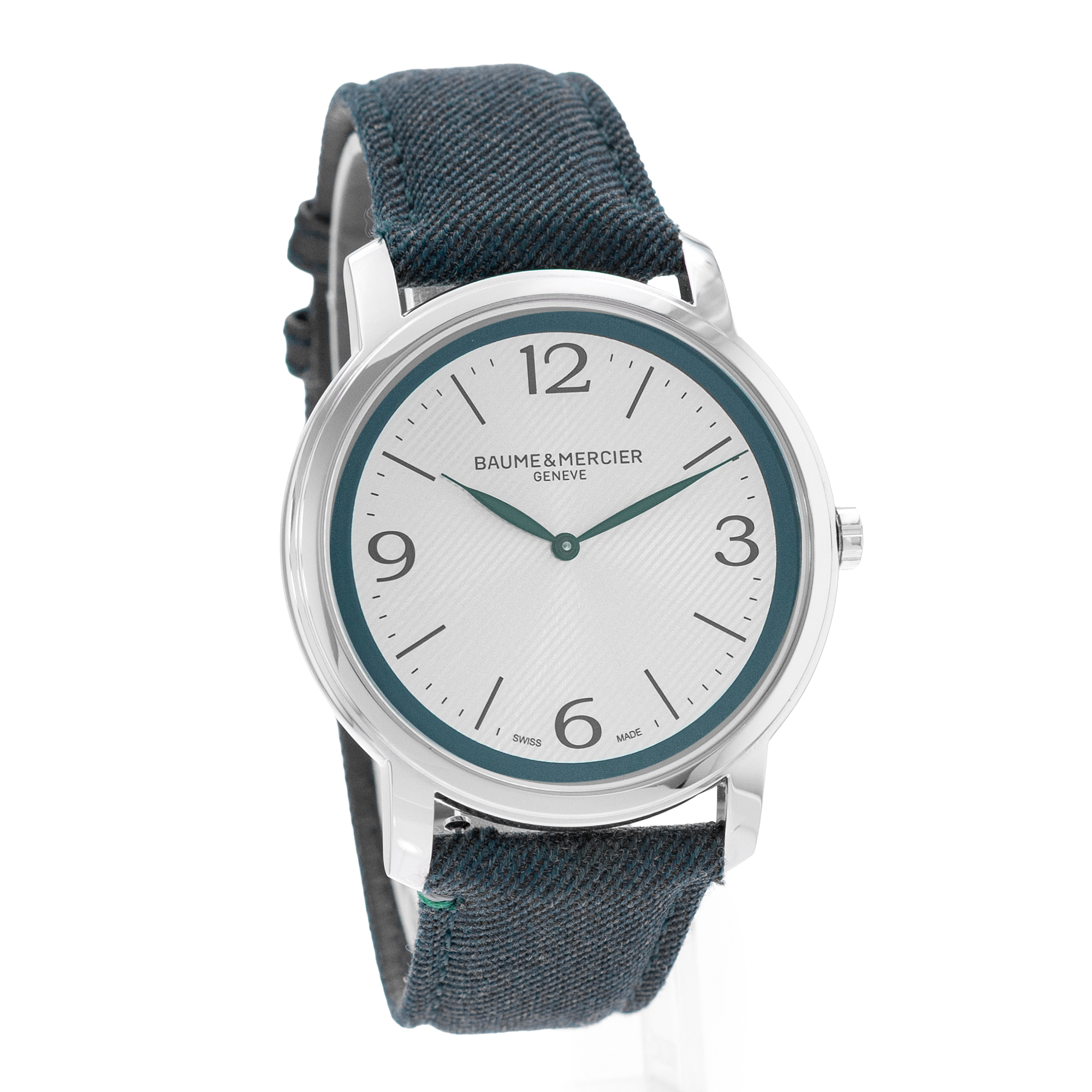 Baume & Mercier Classima M0A10705 42mm Silver Dial Steel Mens Watch Box Card thumbnail 7