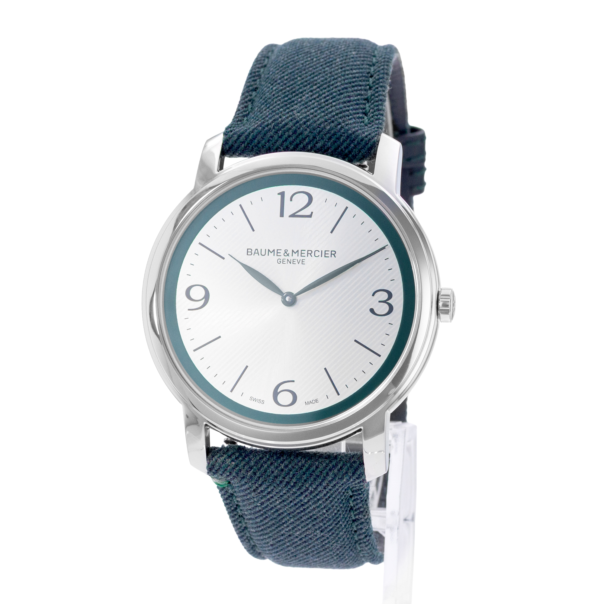 Baume & Mercier Classima M0A10705 42mm Silver Dial Steel Mens Watch Box Card thumbnail 4