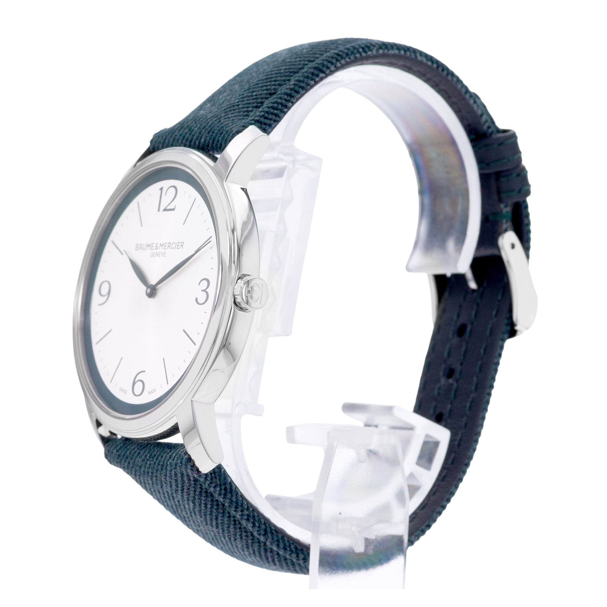 Baume & Mercier Classima M0A10705 42mm Silver Dial Steel Mens Watch Box Card thumbnail 5