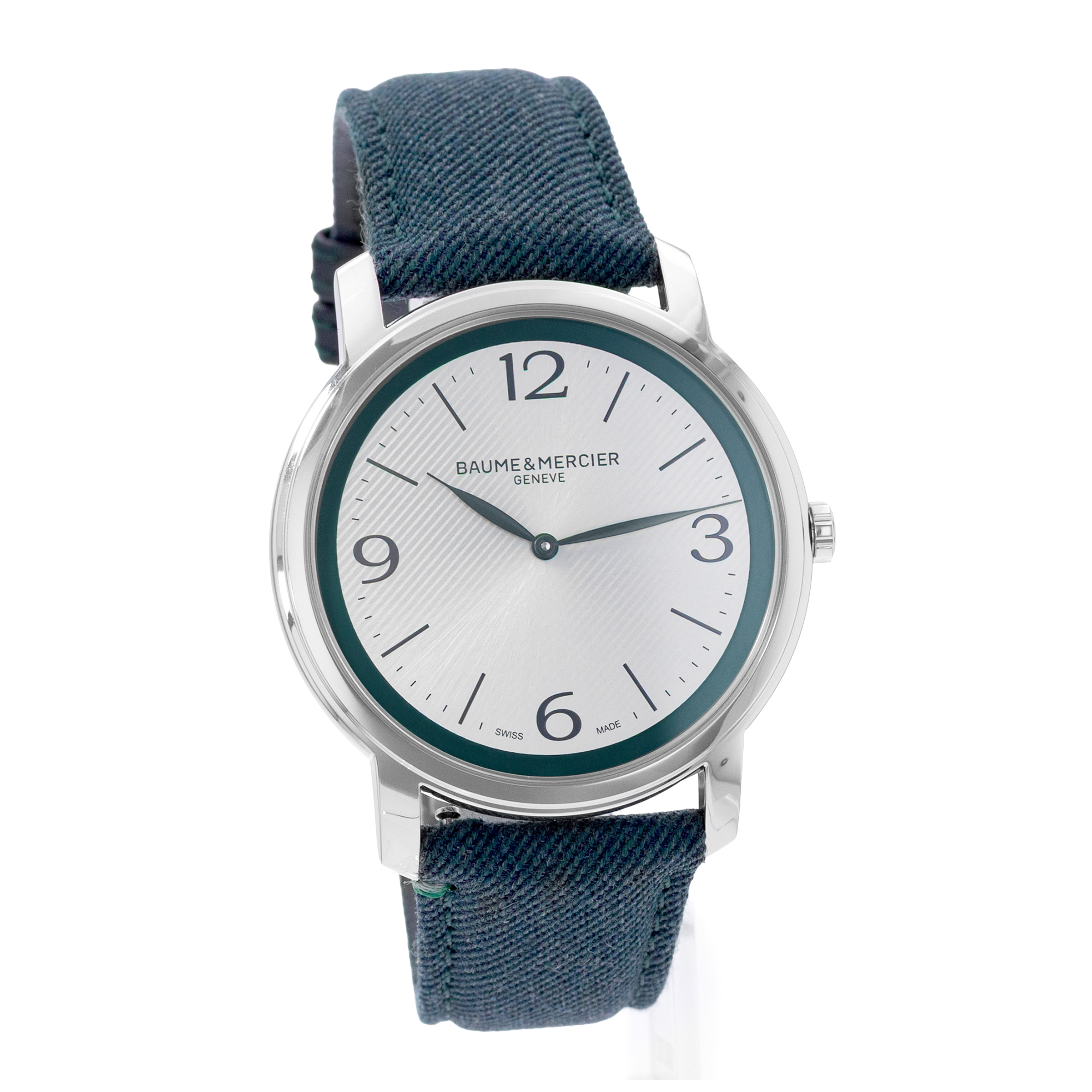Baume & Mercier Classima M0A10705 42mm Silver Dial Steel Mens Watch Box Card thumbnail 7