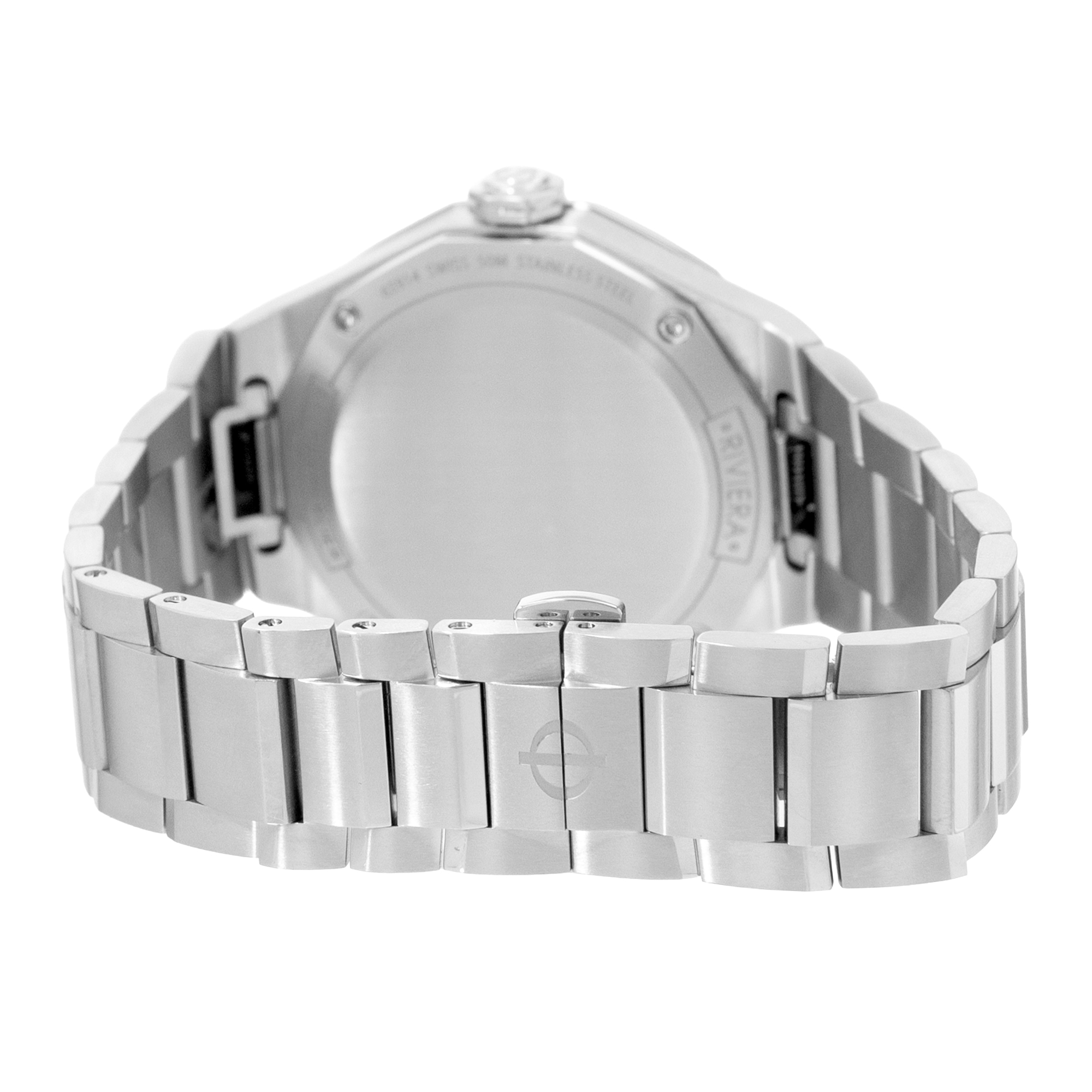 Baume & Mercier Riviera M0A10662 36mm MOP Dial Steel Mens Watch Box Card 2026 thumbnail 8