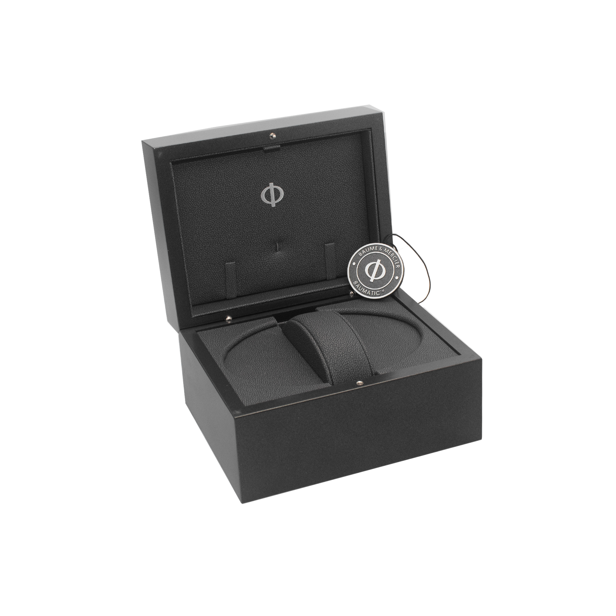 Baume & Mercier Riviera M0A10701 42mm Blue Steel Mens Watc Box Card thumbnail 11