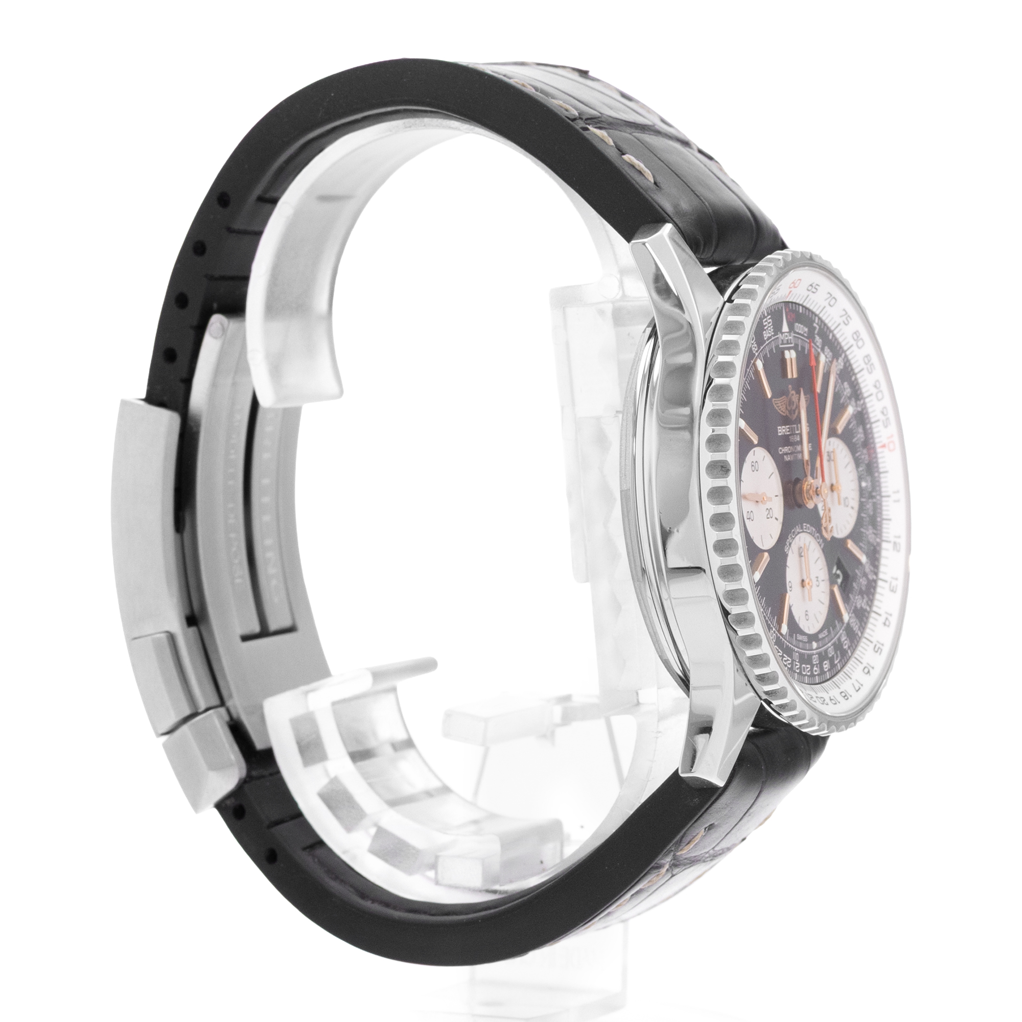Breitling Navitimer B01 Chronograph AB0121A11B1A1 42mm Steel Mens Watch Box Card thumbnail 6